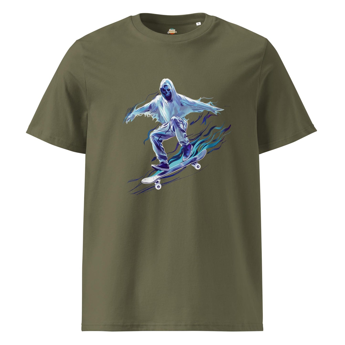 Haunted Skater T-Shirt – Ghost Skateboarding Streetwear