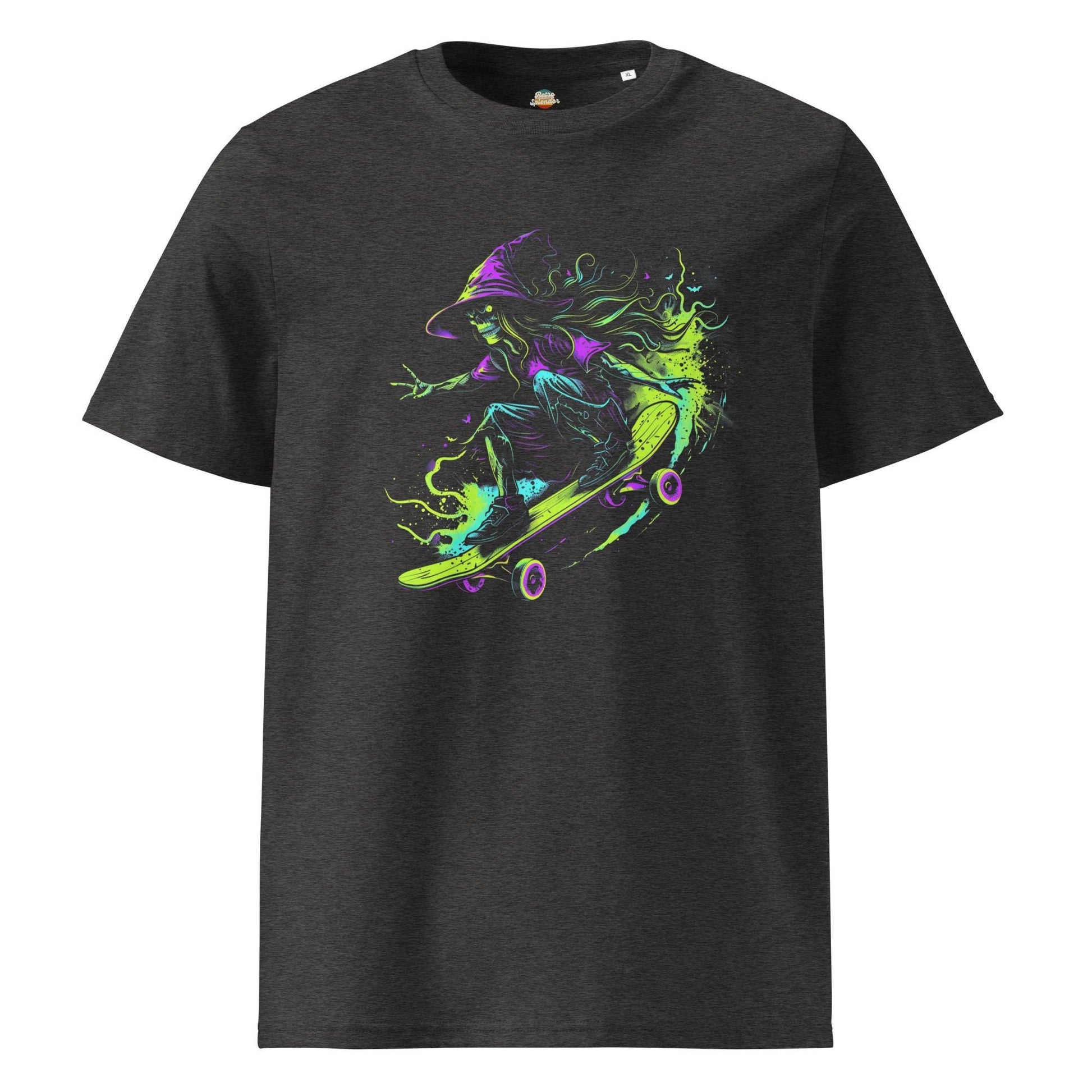Neon Witch Skateboarding Shirt – Gothic Graphic Tee