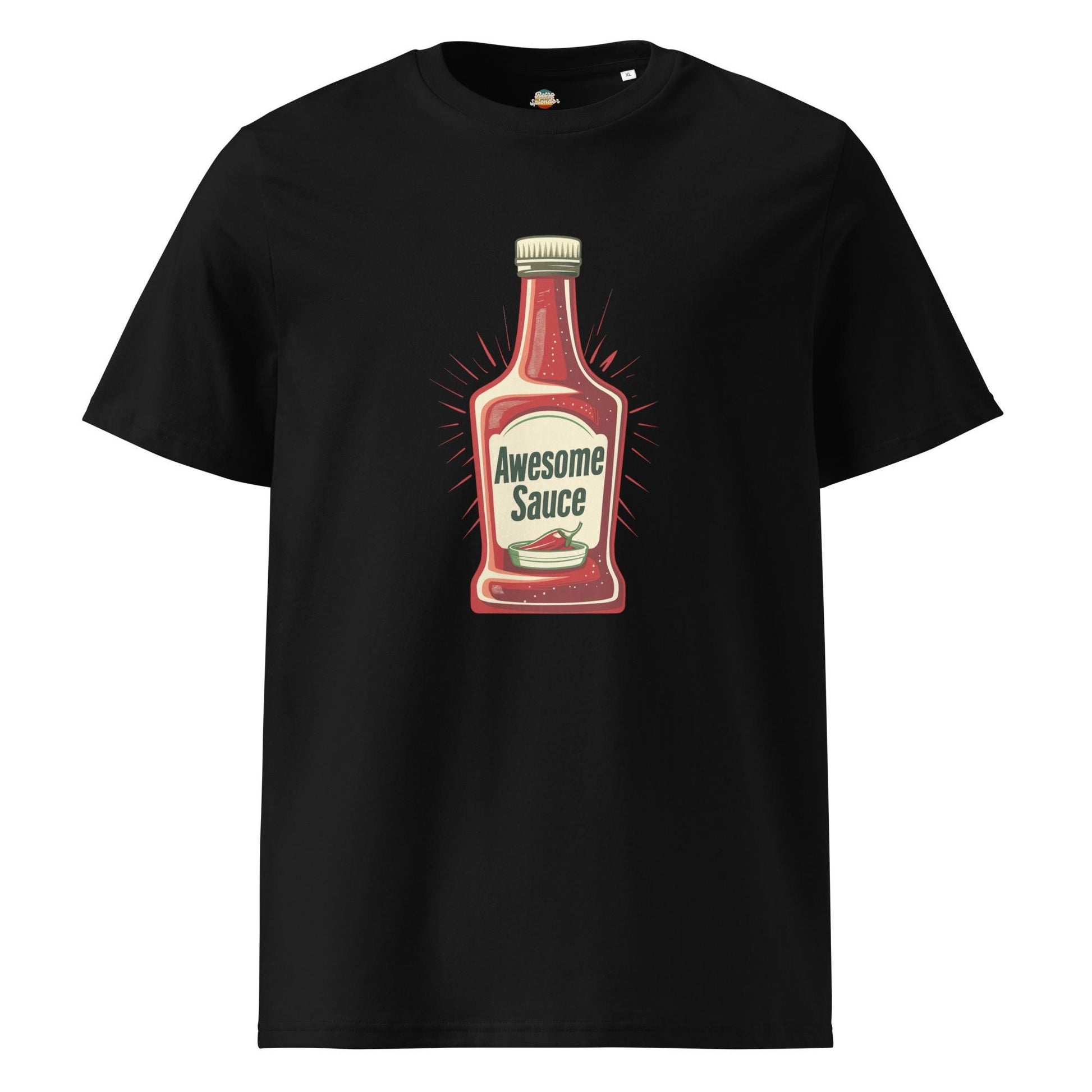 Awesome Sauce - Minimalist Retro Style Unisex organic ribbed neck t-shirt
