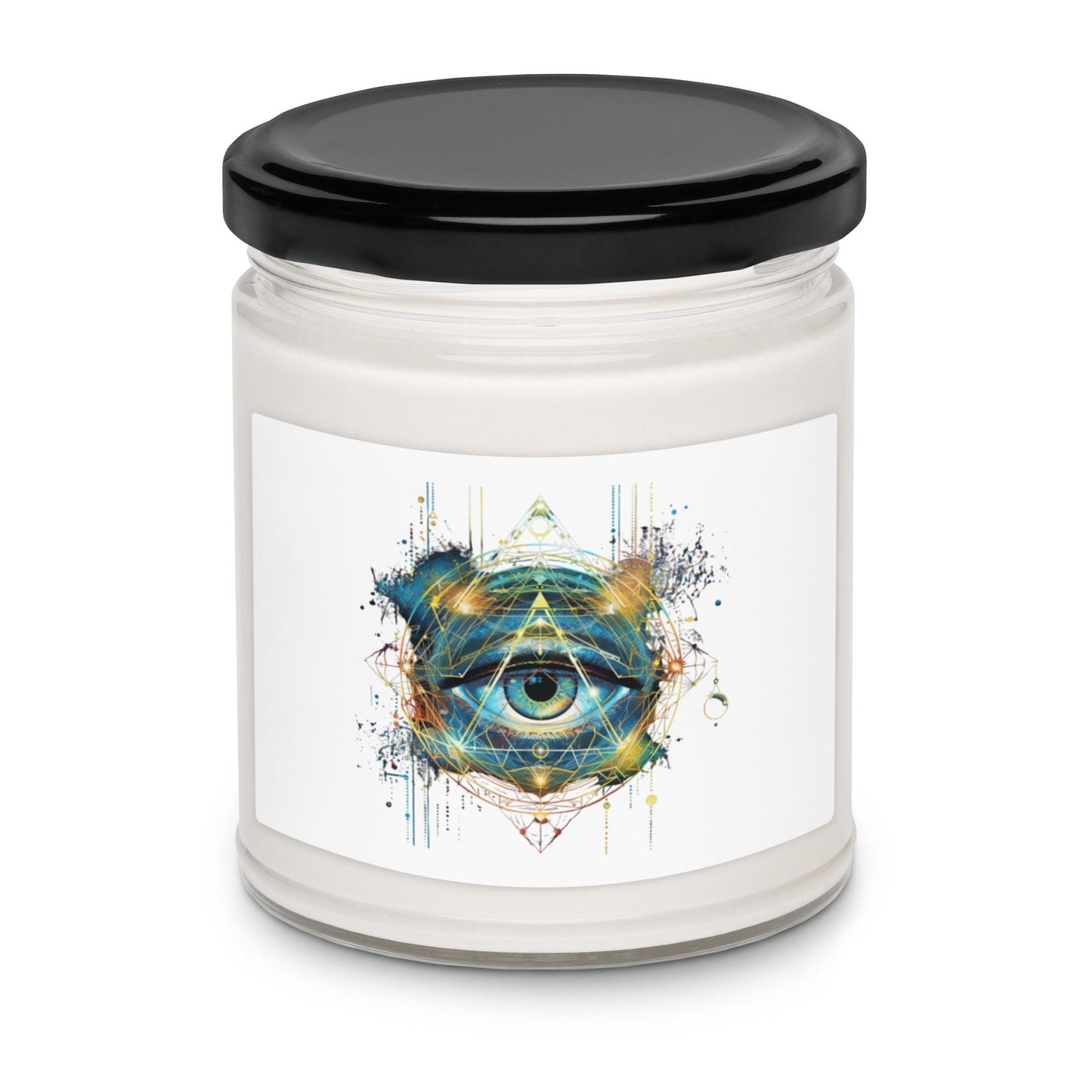 Cosmic Eye Sacred Geometry - Scented soy candle