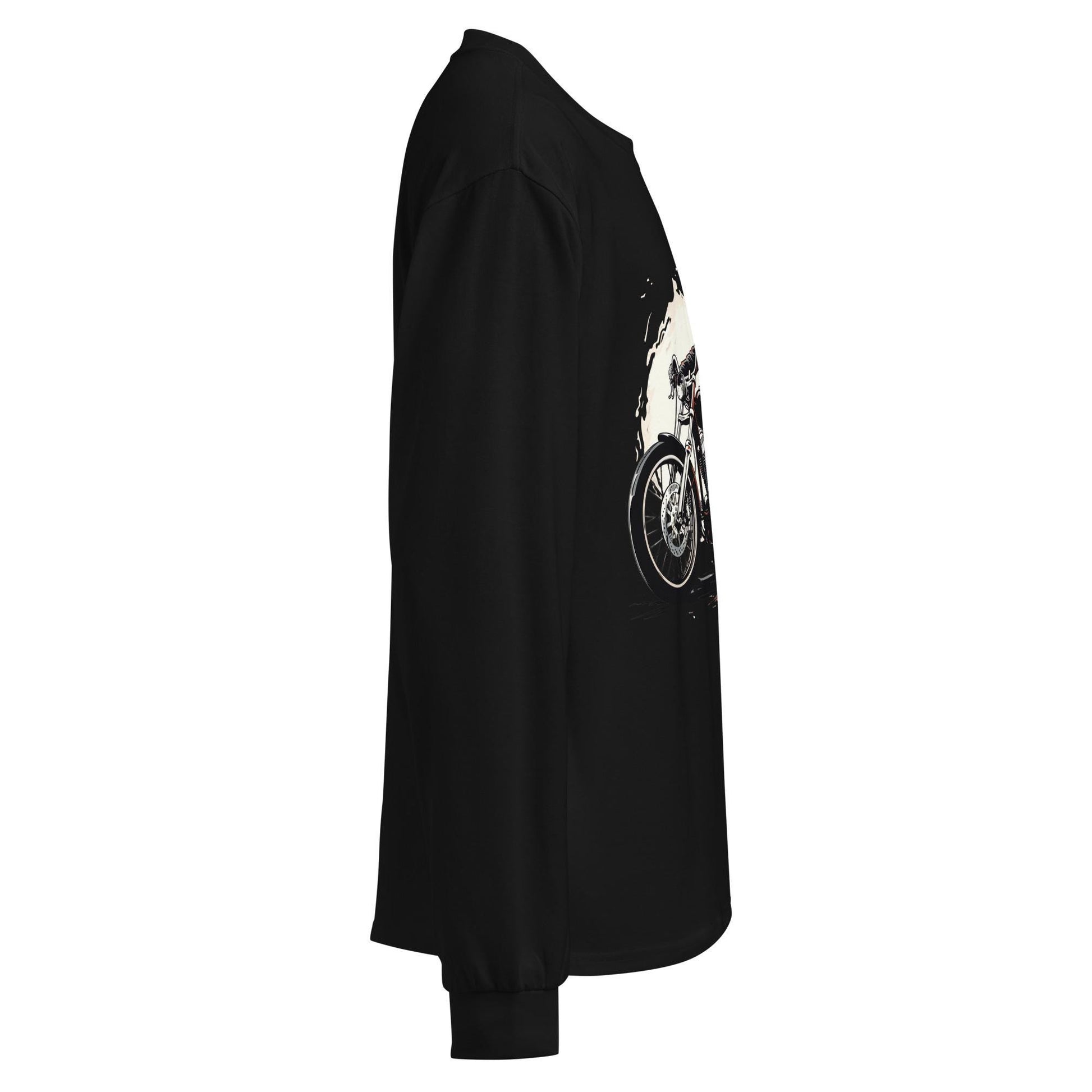 Undead Biker - Premium heavyweight long sleeve shirt