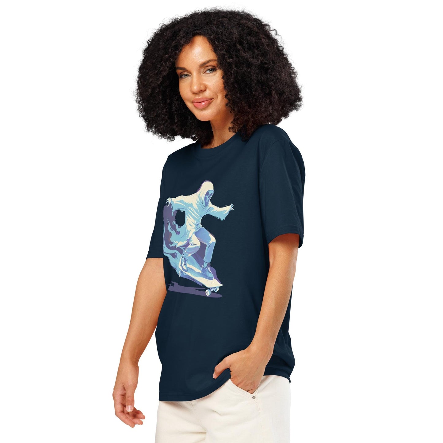 Spectral Skateboarding Shirt – Spooky Graphic Tee