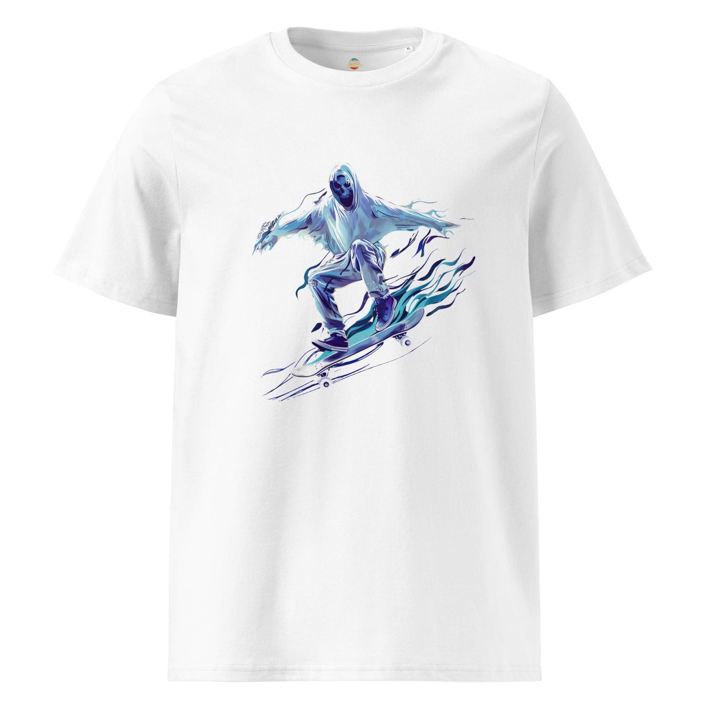 Haunted Skater T-Shirt – Ghost Skateboarding Streetwear