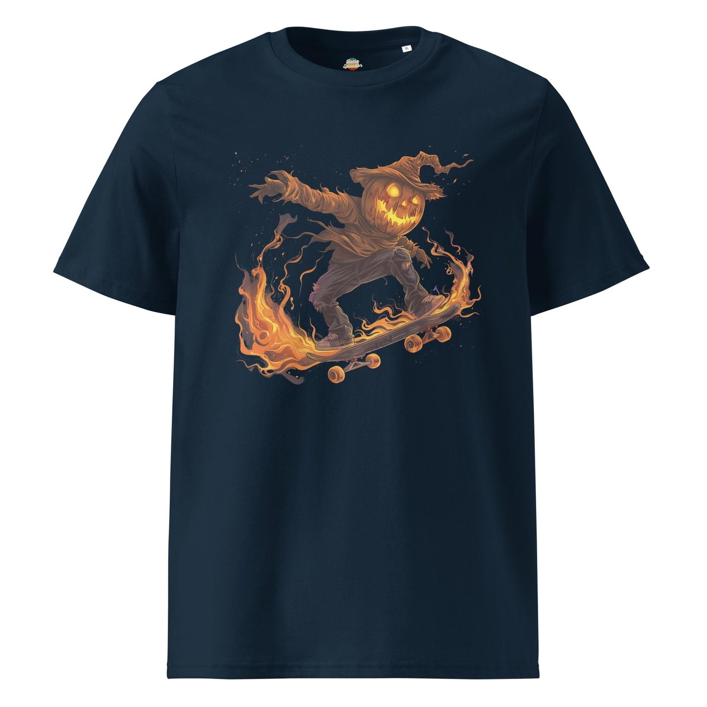 Flaming Scarecrow Skater T-Shirt – Gothic Streetwear
