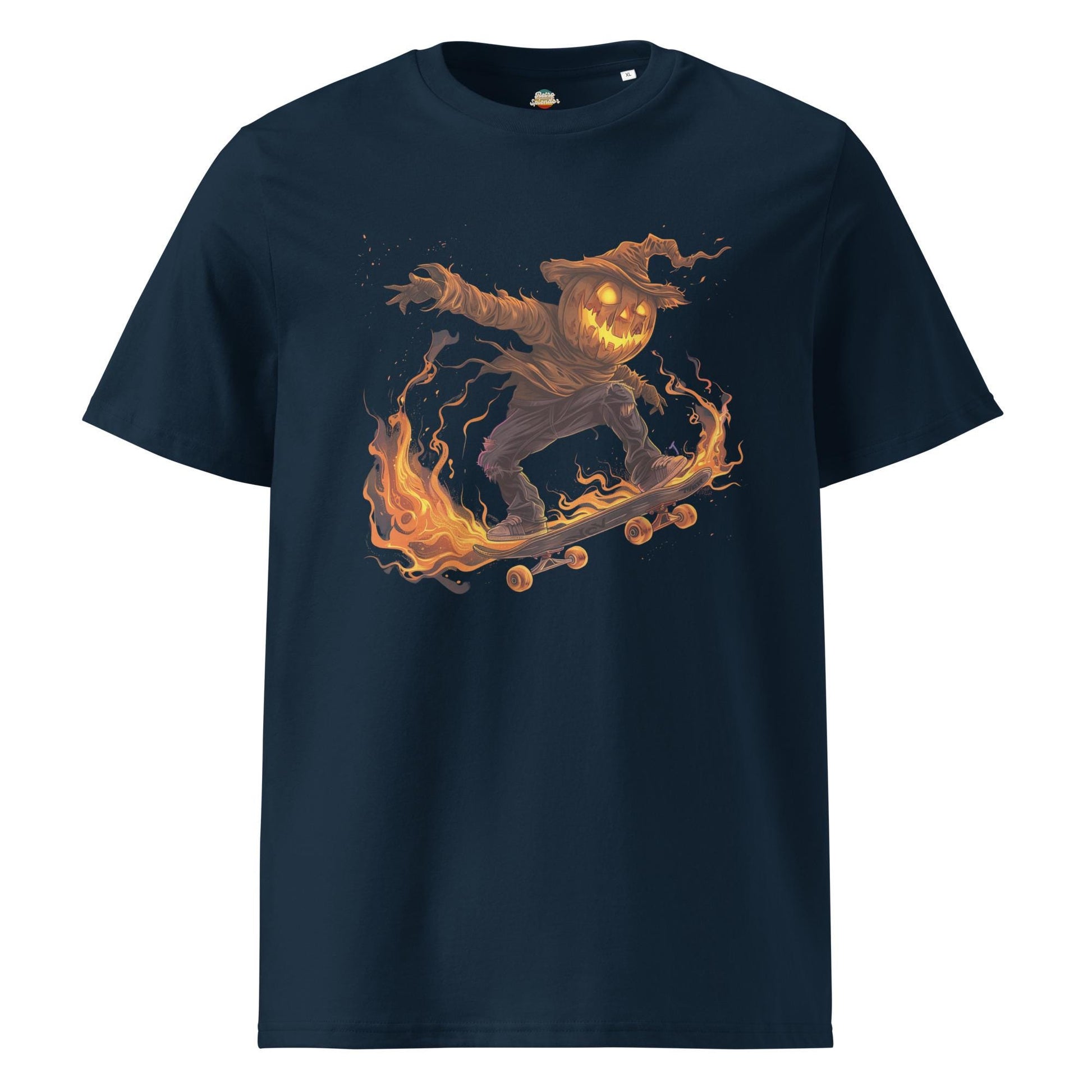 Flaming Scarecrow Skater T-Shirt – Gothic Streetwear