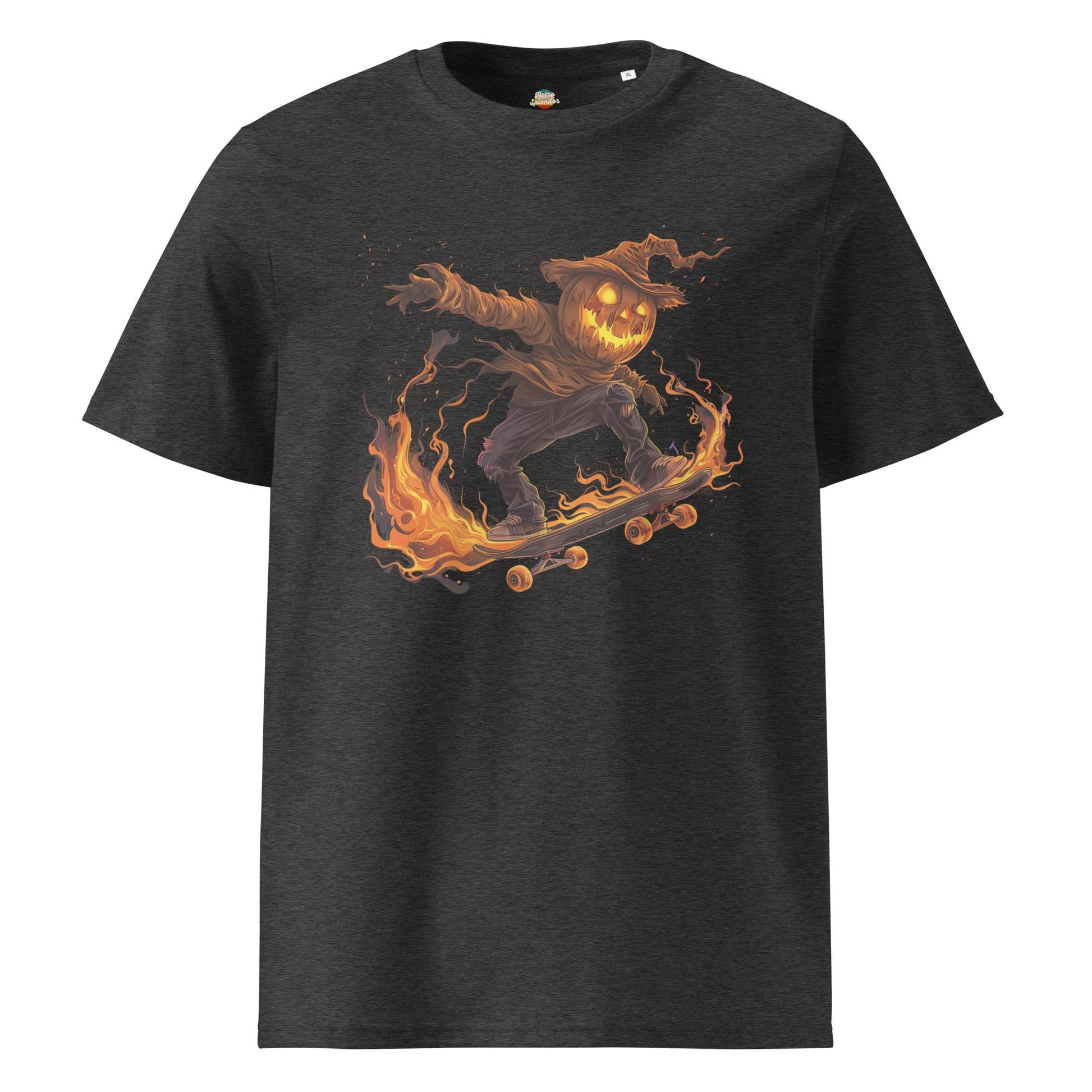 Flaming Scarecrow Skater T-Shirt – Gothic Streetwear