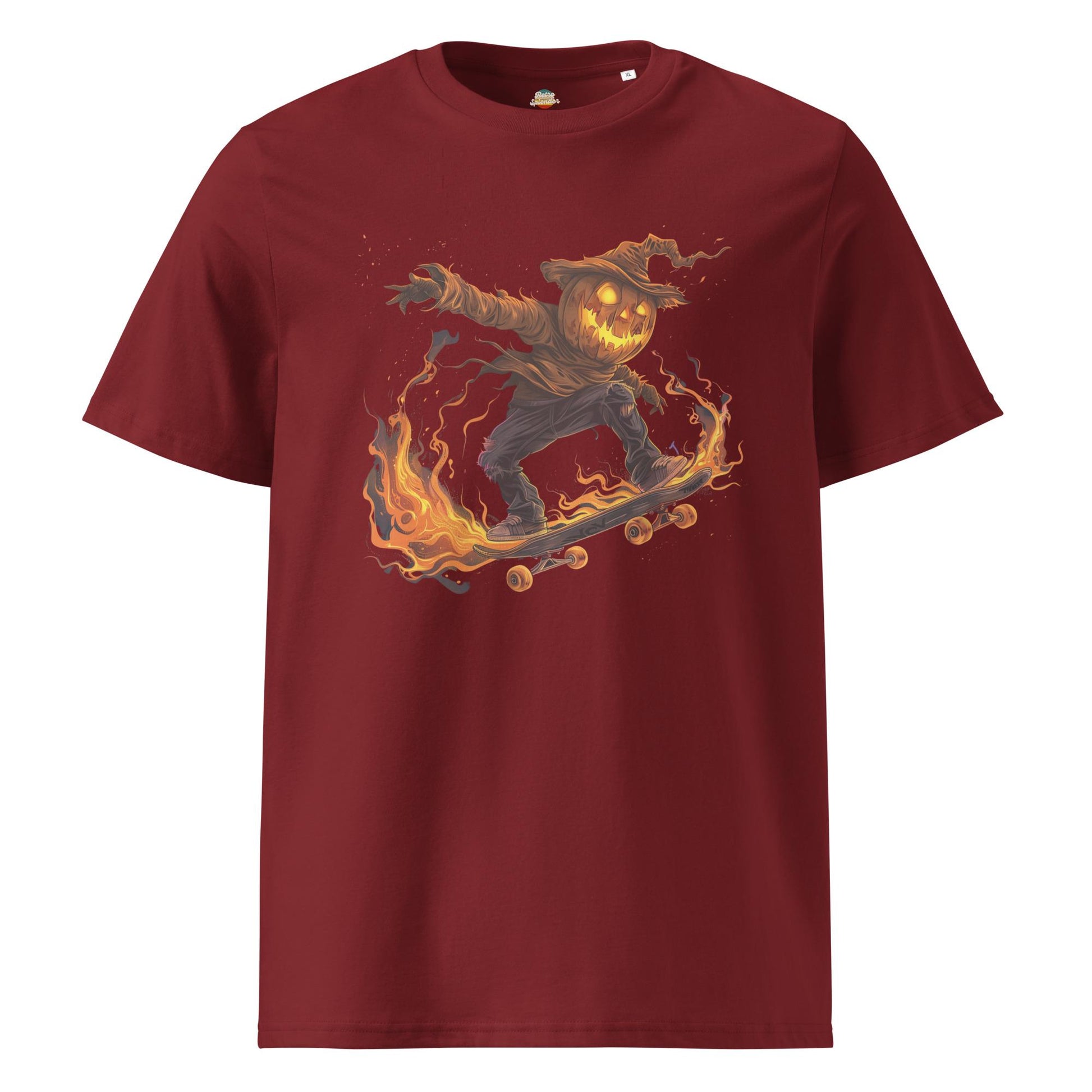 Flaming Scarecrow Skater T-Shirt – Gothic Streetwear