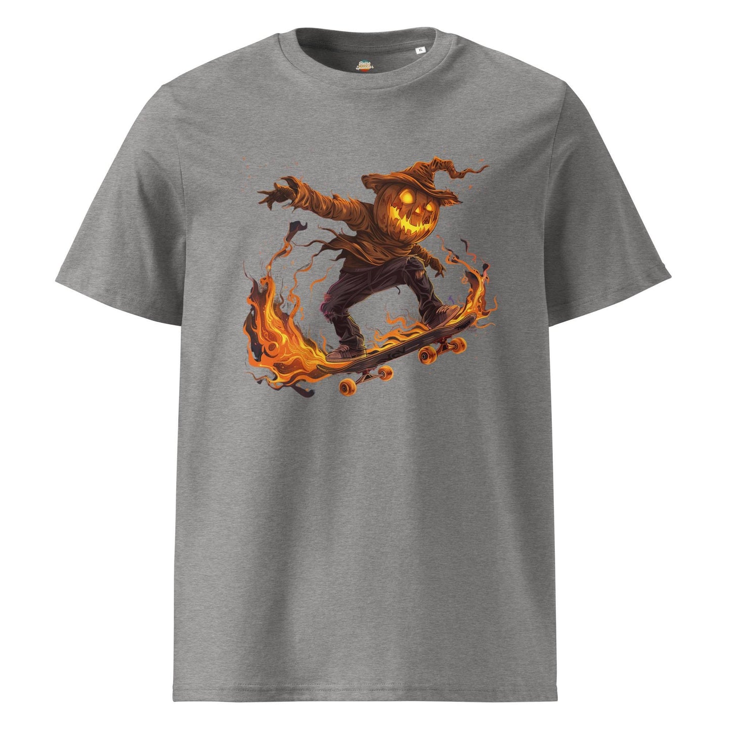 Flaming Scarecrow Skater T-Shirt – Gothic Streetwear