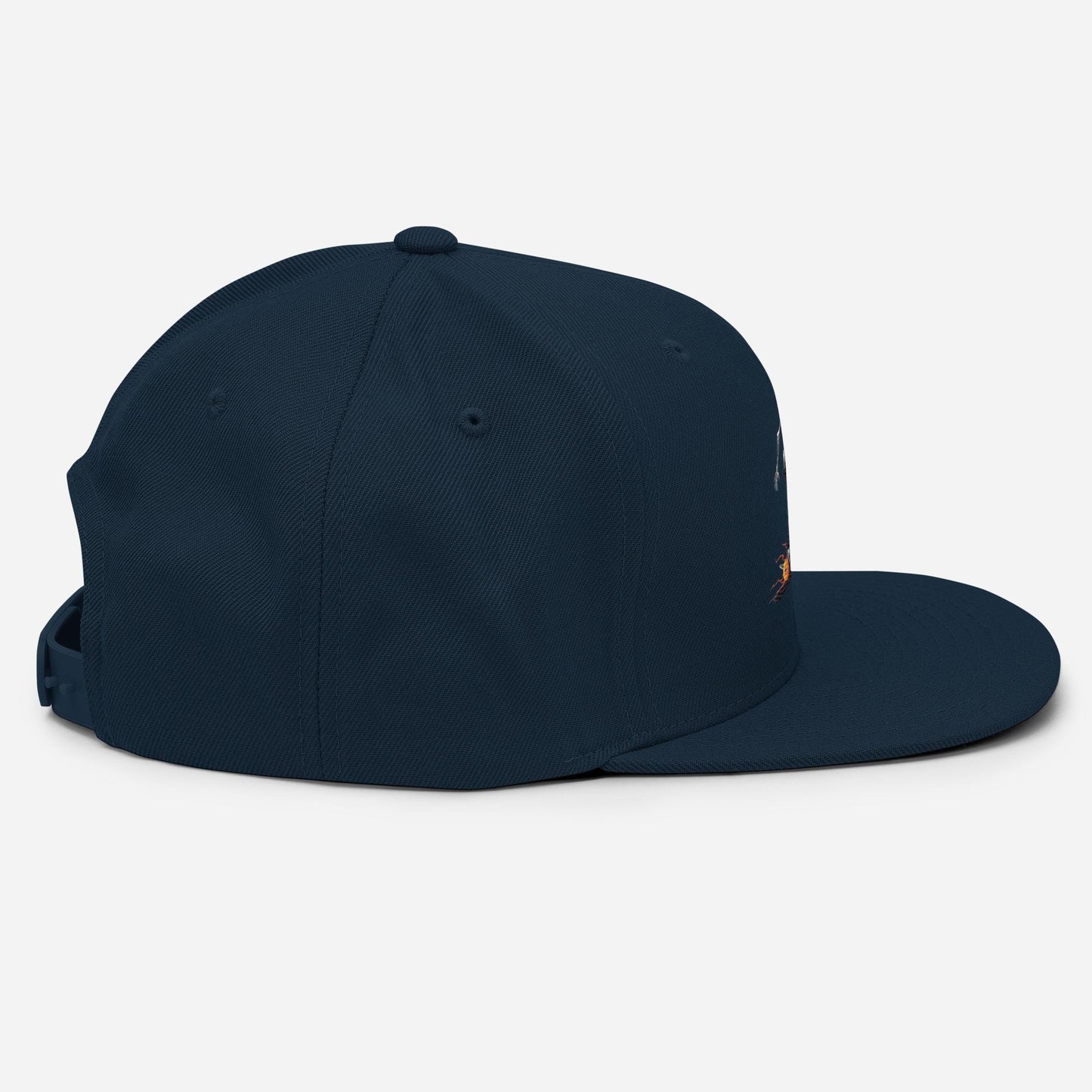 Fiery Skeleton Rider Hat – Skateboarding Graphic Cap