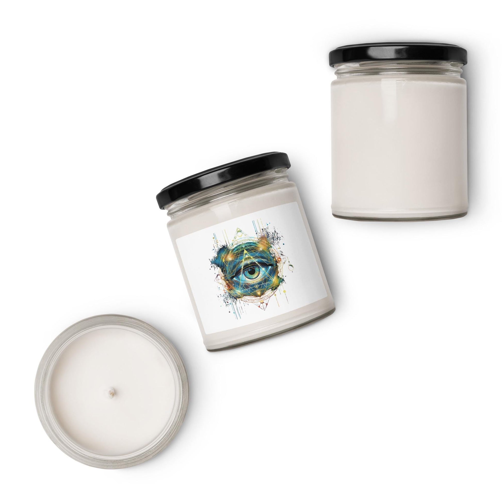 Cosmic Eye Sacred Geometry - Scented soy candle