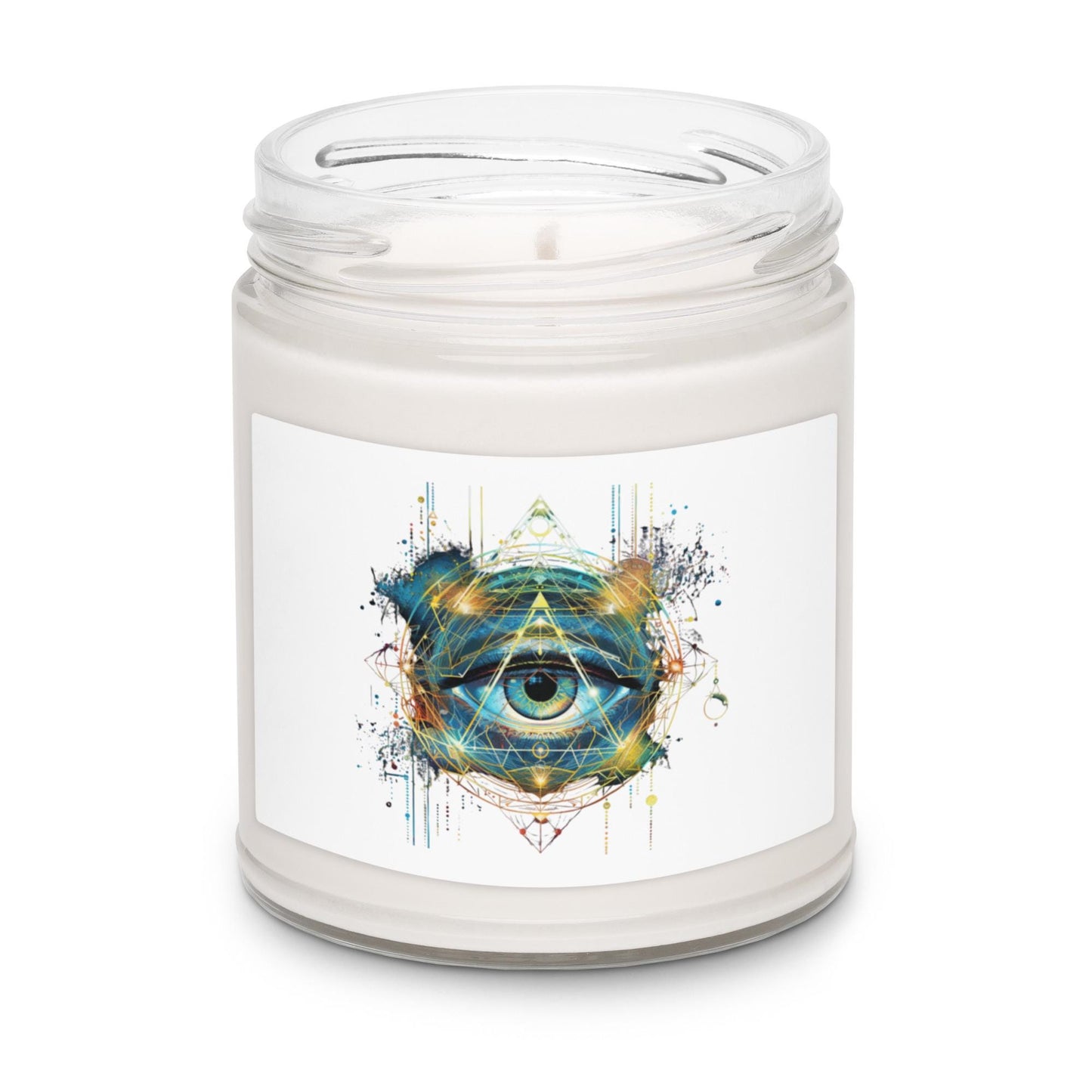 Cosmic Eye Sacred Geometry - Scented soy candle