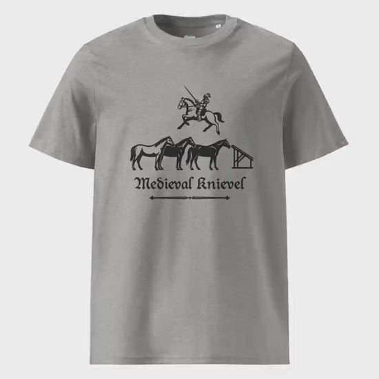 Medieval Knieval Unisex Organic Cotton T-Shirt, GOTS & OEKO-TEX Certified, Vegan