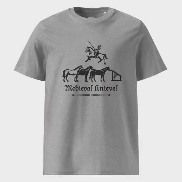 Medieval Knieval Unisex Organic Cotton T-Shirt, GOTS & OEKO-TEX Certified, Vegan