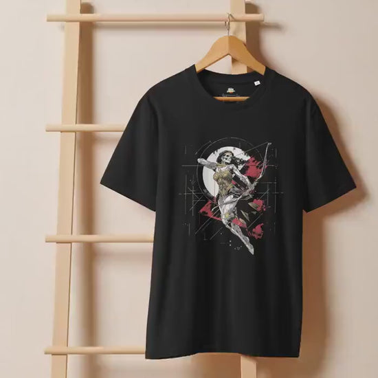 Wonder Woman Inspired - Skeleton Valkyrie Warrior Unisex organic ribbed neck t-shirt