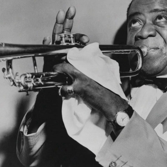 Louis Armstrong Vintage Framed Digital Photo Print