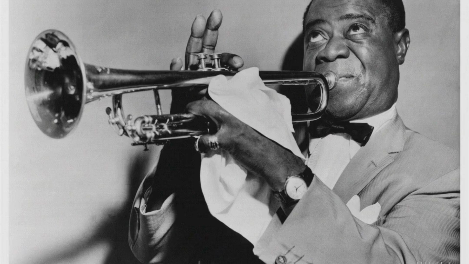 Louis Armstrong Vintage Framed Digital Photo Print