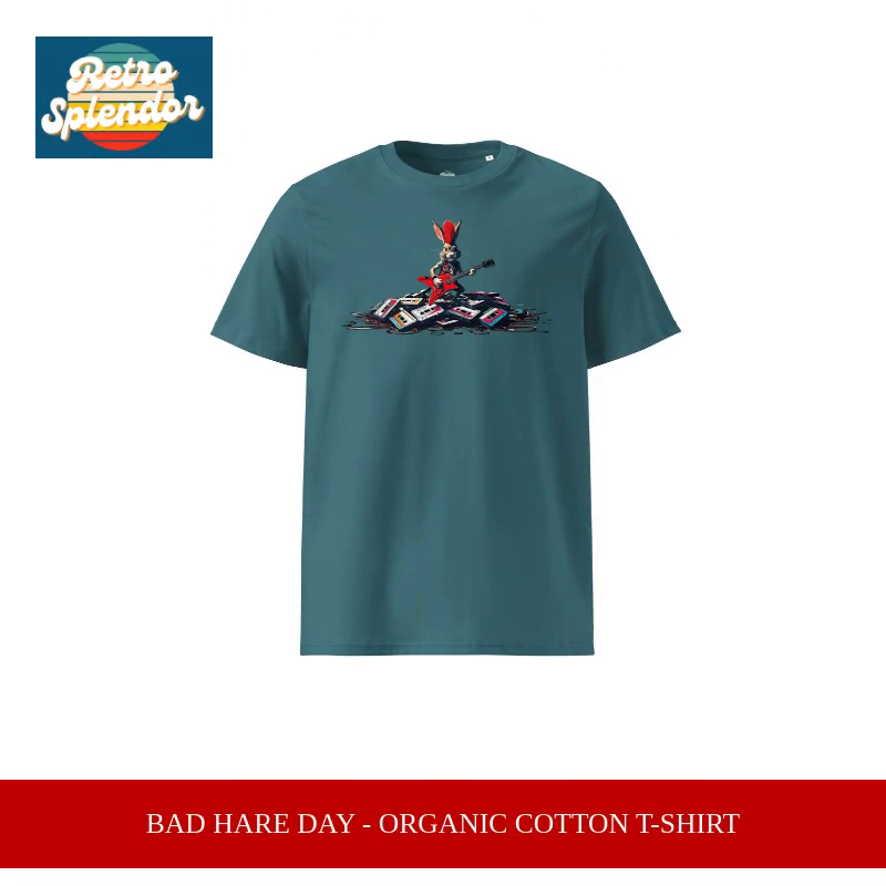 Bad Hare Day - organic cotton t-shirt by@Outfy