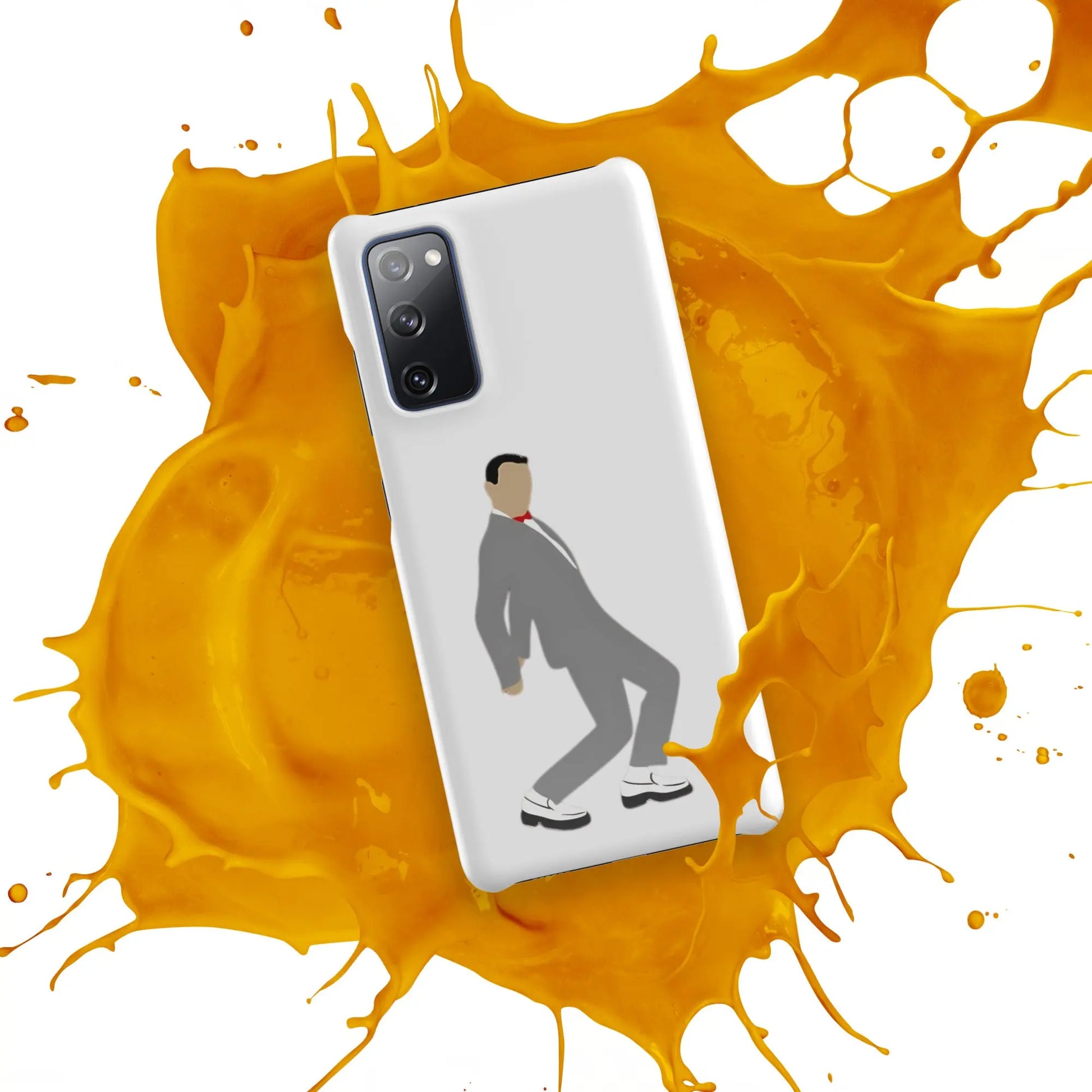 Pee-Wee Herman - Snap case for Samsung by Retro Splendor Tags: 80s, case, dance, gift, original, pee-wee, pee-wee herman, phone, Printful, retro, samsung, silhouette, tequila, vintage RetroSplendor Apparel