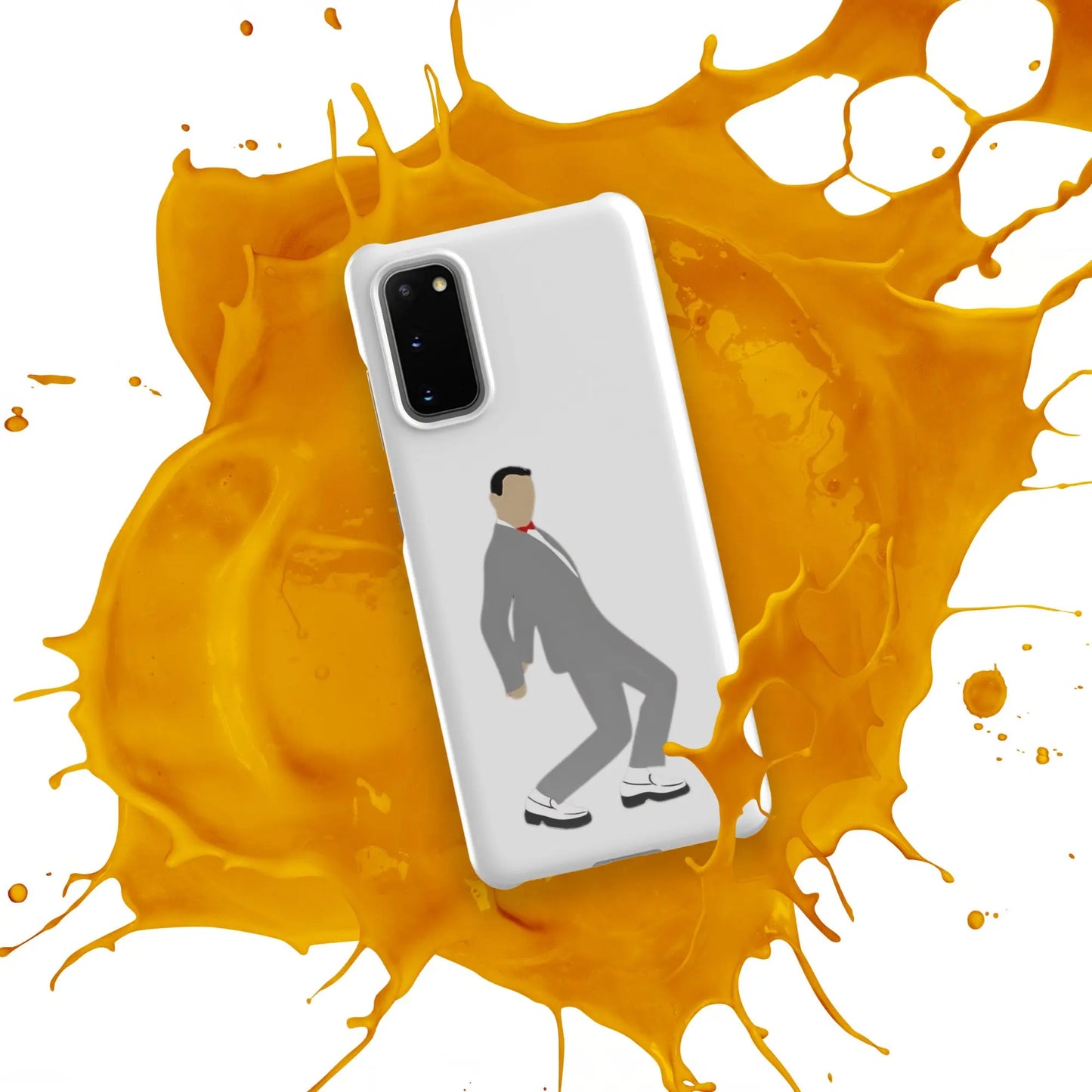 Pee-Wee Herman - Snap case for Samsung by Retro Splendor Tags: 80s, case, dance, gift, original, pee-wee, pee-wee herman, phone, Printful, retro, samsung, silhouette, tequila, vintage RetroSplendor Apparel