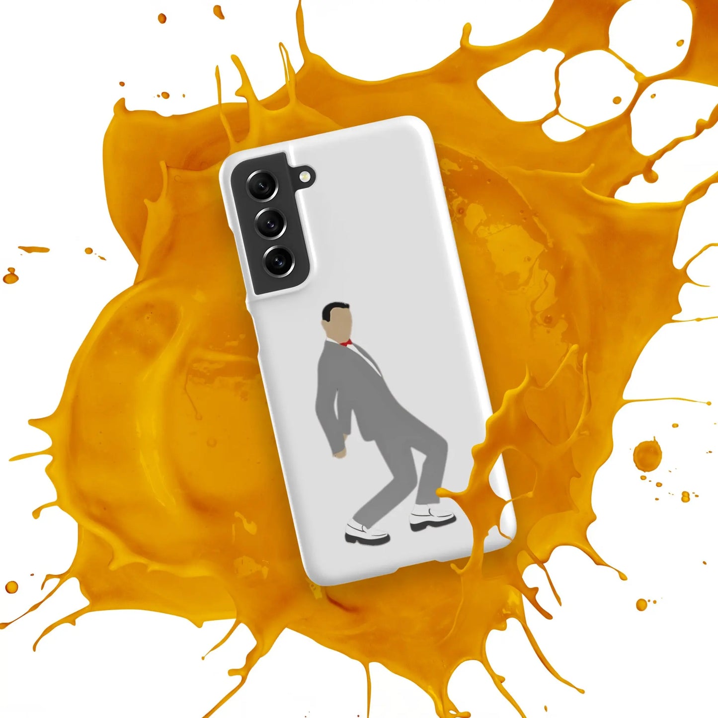 Pee-Wee Herman - Snap case for Samsung by Retro Splendor Tags: 80s, case, dance, gift, original, pee-wee, pee-wee herman, phone, Printful, retro, samsung, silhouette, tequila, vintage RetroSplendor Apparel