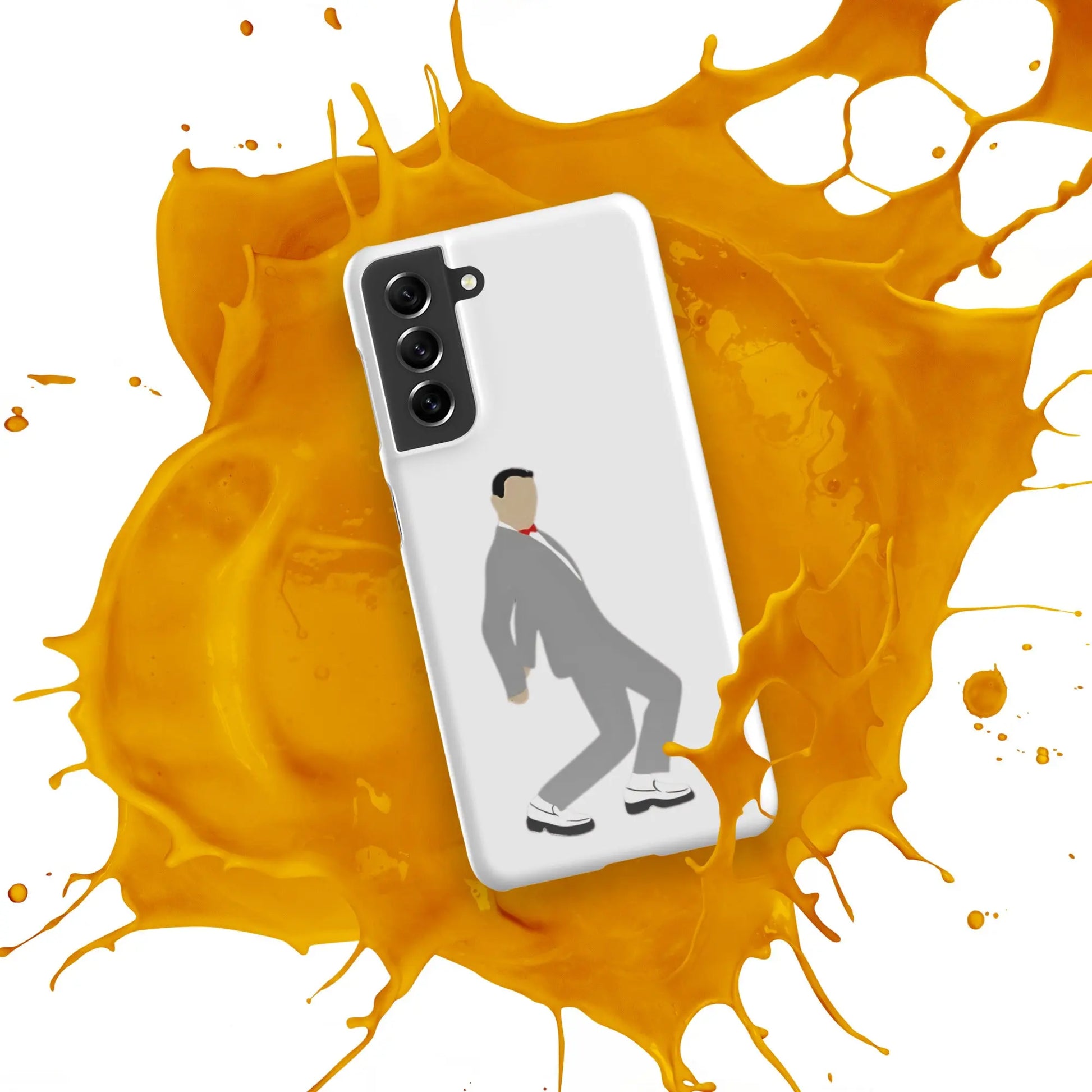 Pee-Wee Herman - Snap case for Samsung by Retro Splendor Tags: 80s, case, dance, gift, original, pee-wee, pee-wee herman, phone, Printful, retro, samsung, silhouette, tequila, vintage RetroSplendor Apparel