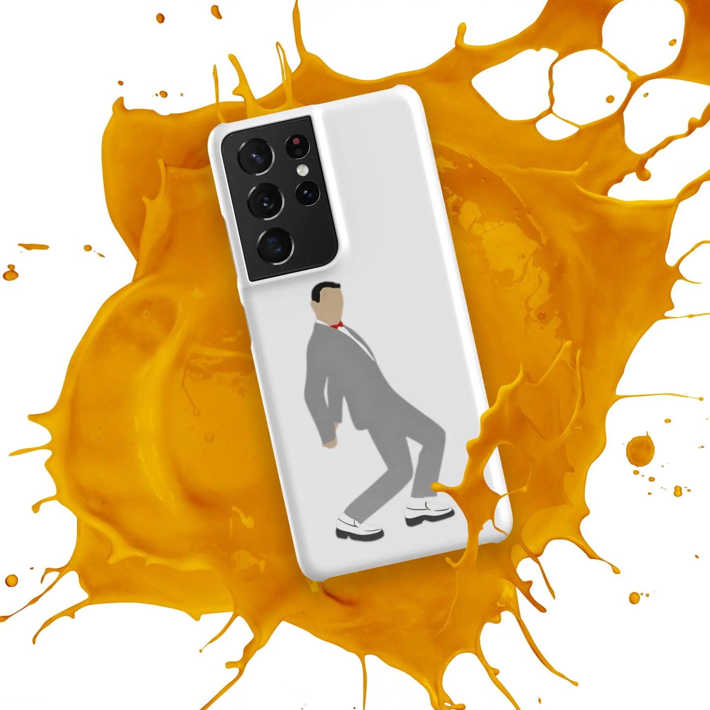 Pee-Wee Herman - Snap case for Samsung by Retro Splendor Tags: 80s, case, dance, gift, original, pee-wee, pee-wee herman, phone, Printful, retro, samsung, silhouette, tequila, vintage RetroSplendor Apparel