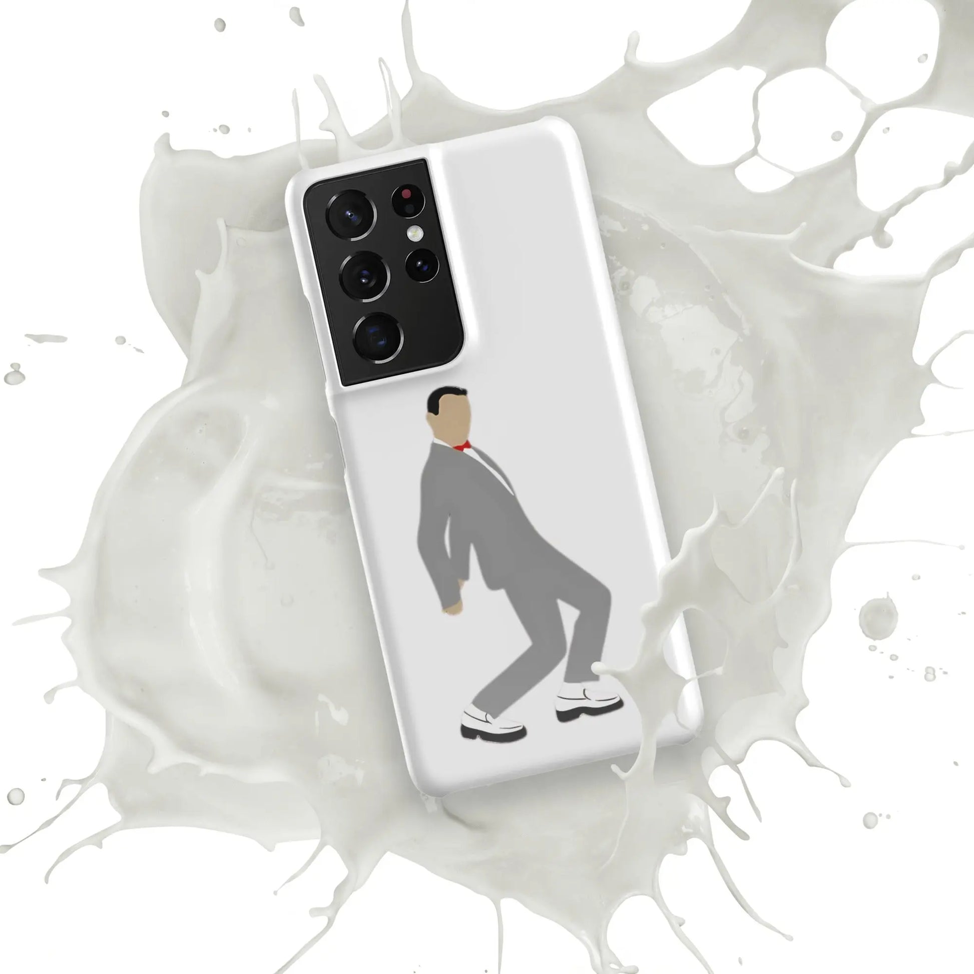 Pee-Wee Herman - Snap case for Samsung by Retro Splendor Tags: 80s, case, dance, gift, original, pee-wee, pee-wee herman, phone, Printful, retro, samsung, silhouette, tequila, vintage RetroSplendor Apparel