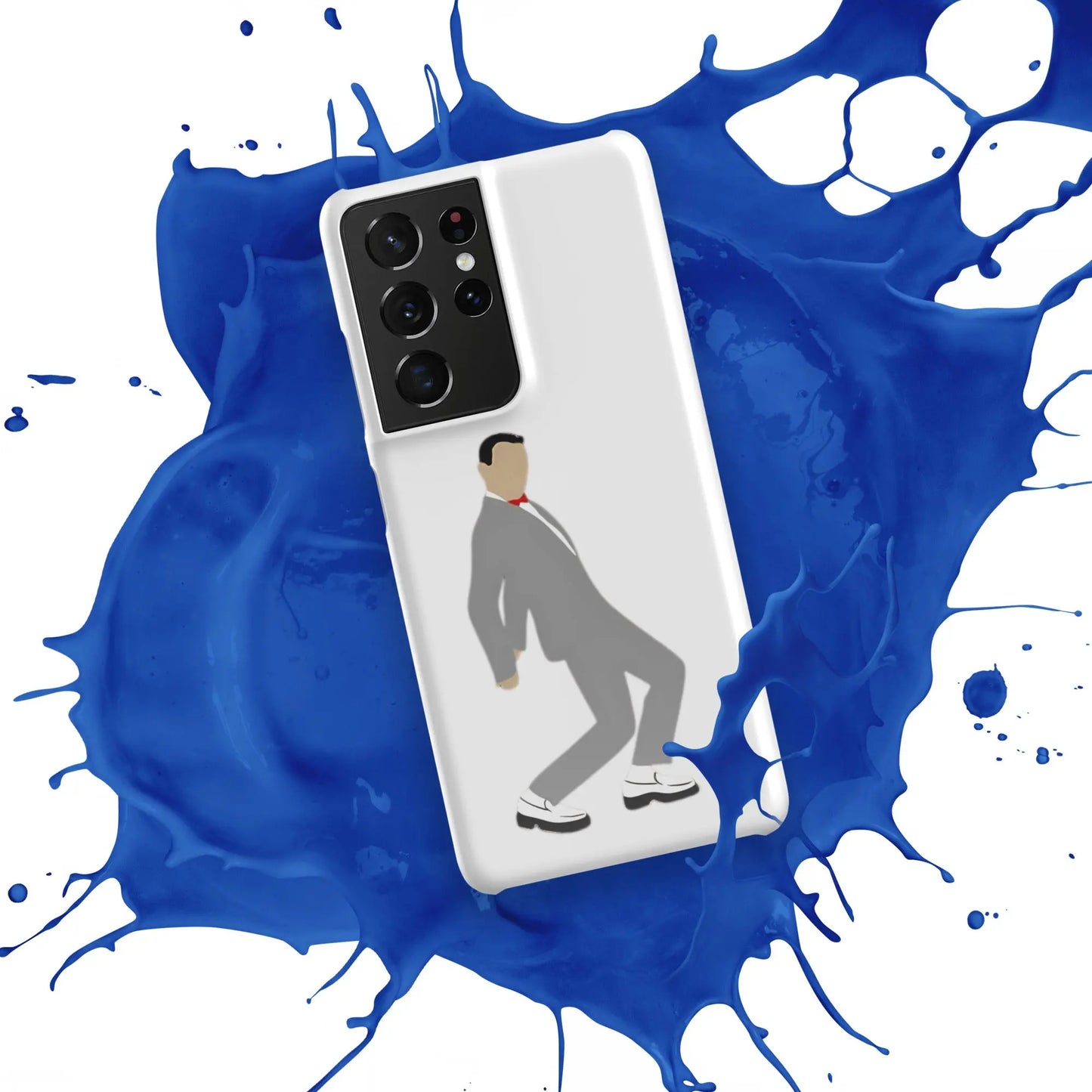 Pee-Wee Herman - Snap case for Samsung by Retro Splendor Tags: 80s, case, dance, gift, original, pee-wee, pee-wee herman, phone, Printful, retro, samsung, silhouette, tequila, vintage RetroSplendor Apparel