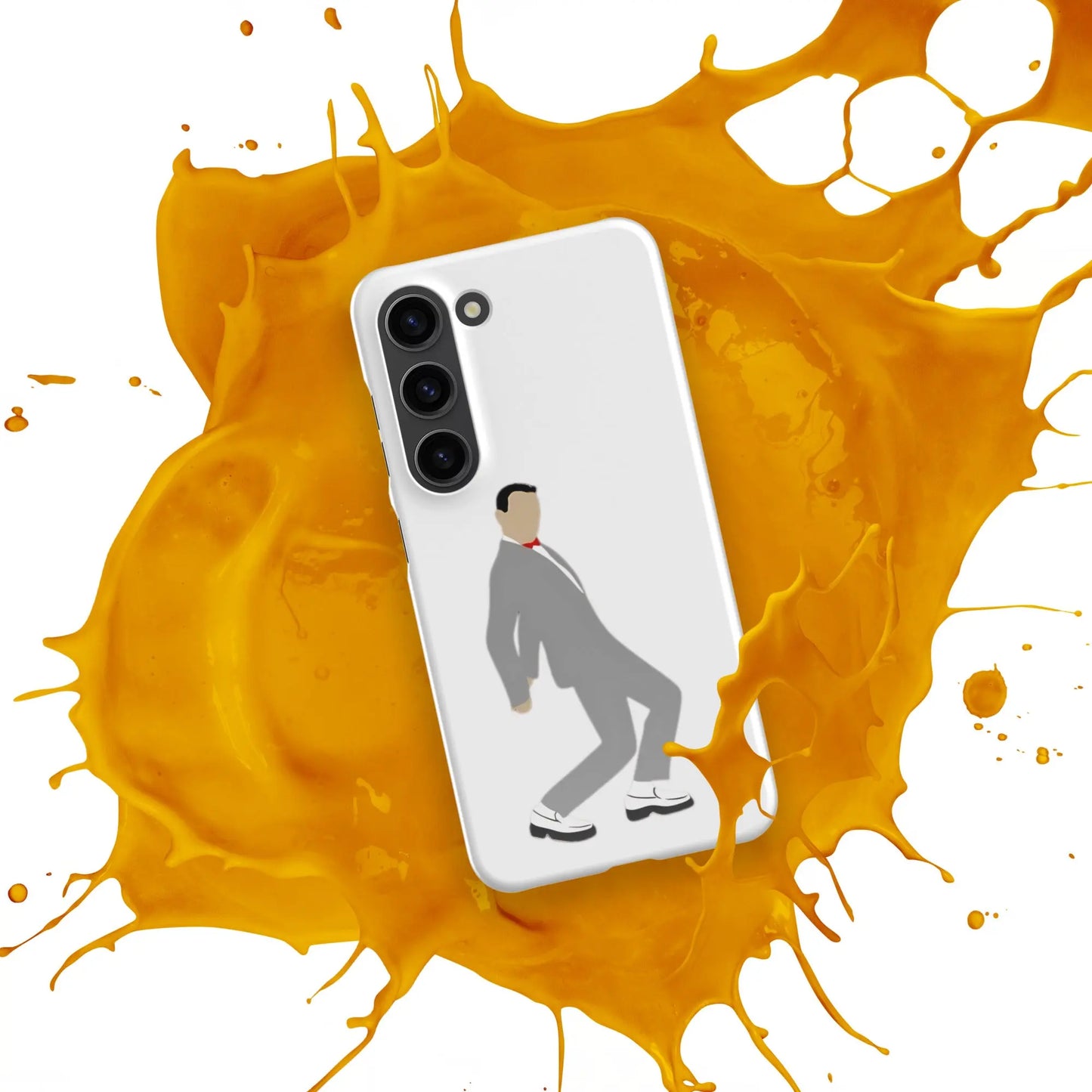 Pee-Wee Herman - Snap case for Samsung by Retro Splendor Tags: 80s, case, dance, gift, original, pee-wee, pee-wee herman, phone, Printful, retro, samsung, silhouette, tequila, vintage RetroSplendor Apparel