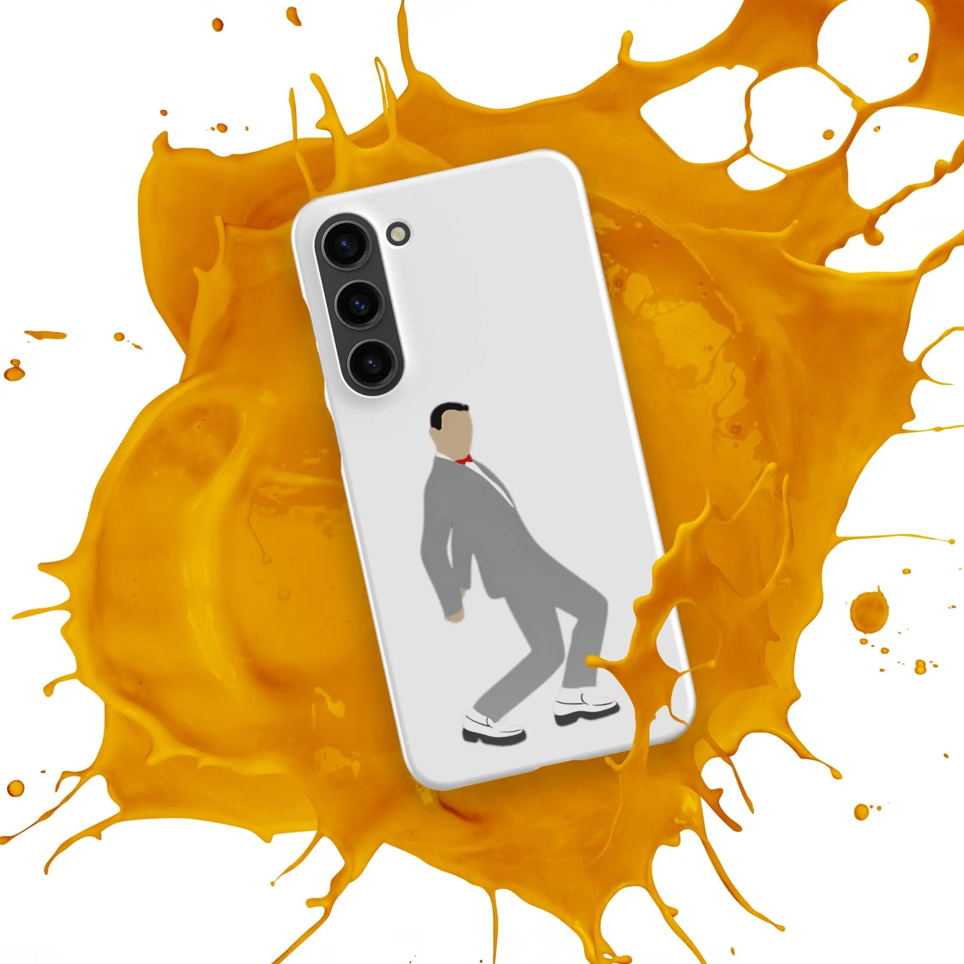 Pee-Wee Herman - Snap case for Samsung by Retro Splendor Tags: 80s, case, dance, gift, original, pee-wee, pee-wee herman, phone, Printful, retro, samsung, silhouette, tequila, vintage RetroSplendor Apparel