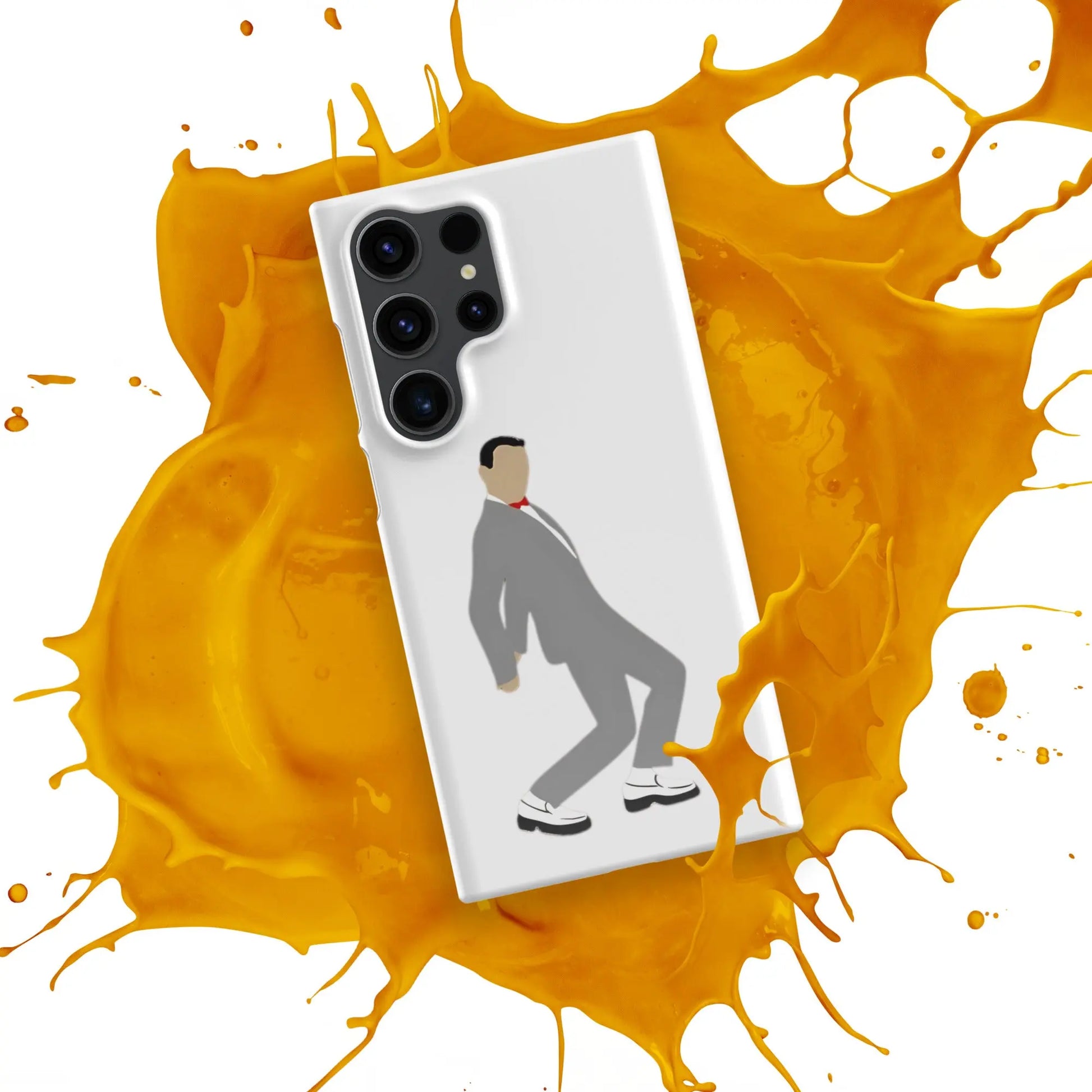 Pee-Wee Herman - Snap case for Samsung by Retro Splendor Tags: 80s, case, dance, gift, original, pee-wee, pee-wee herman, phone, Printful, retro, samsung, silhouette, tequila, vintage RetroSplendor Apparel