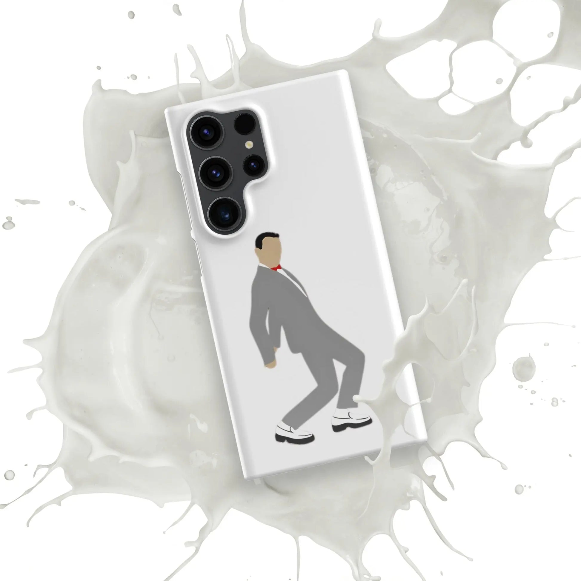 Pee-Wee Herman - Snap case for Samsung by Retro Splendor Tags: 80s, case, dance, gift, original, pee-wee, pee-wee herman, phone, Printful, retro, samsung, silhouette, tequila, vintage RetroSplendor Apparel