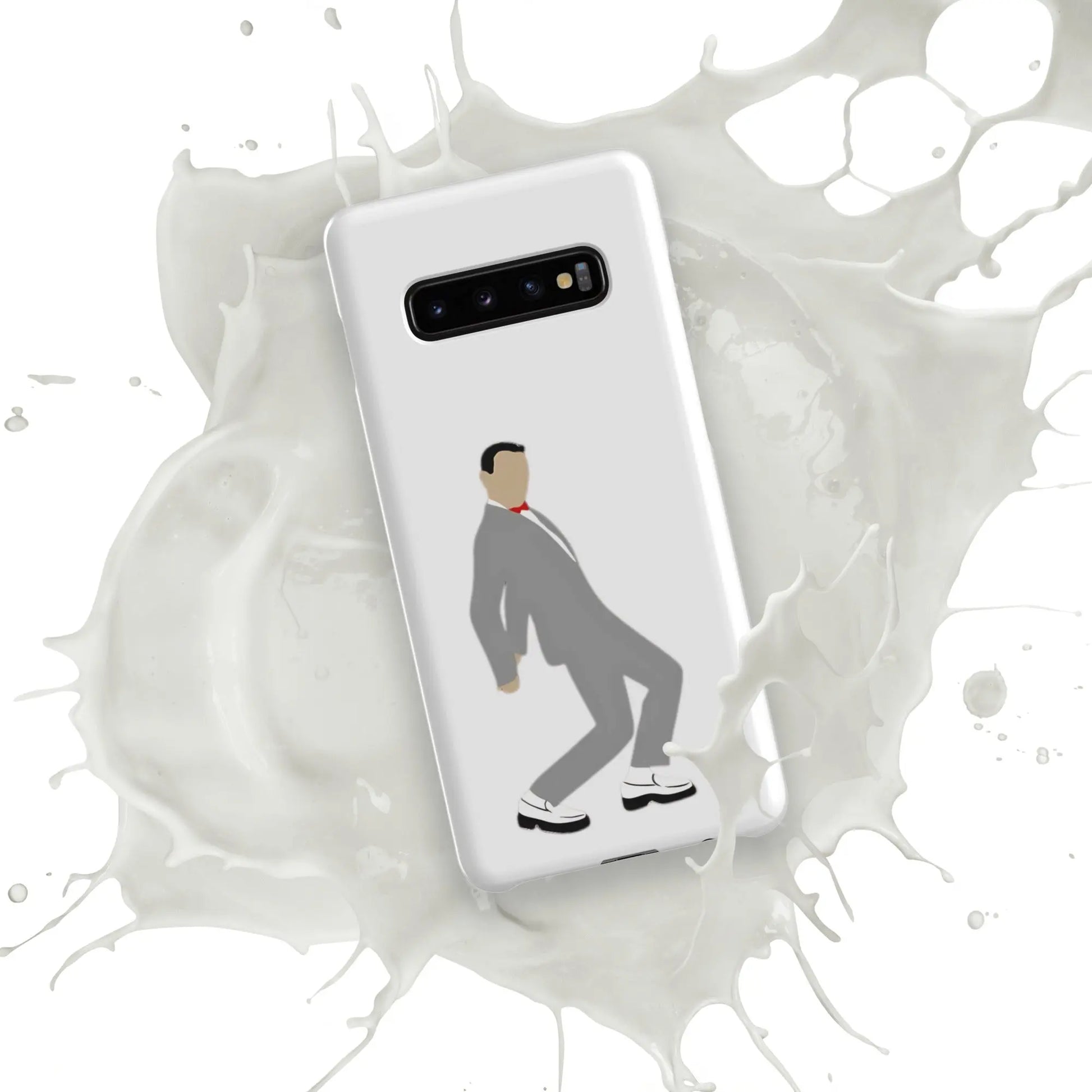 Pee-Wee Herman - Snap case for Samsung by Retro Splendor Tags: 80s, case, dance, gift, original, pee-wee, pee-wee herman, phone, Printful, retro, samsung, silhouette, tequila, vintage RetroSplendor Apparel