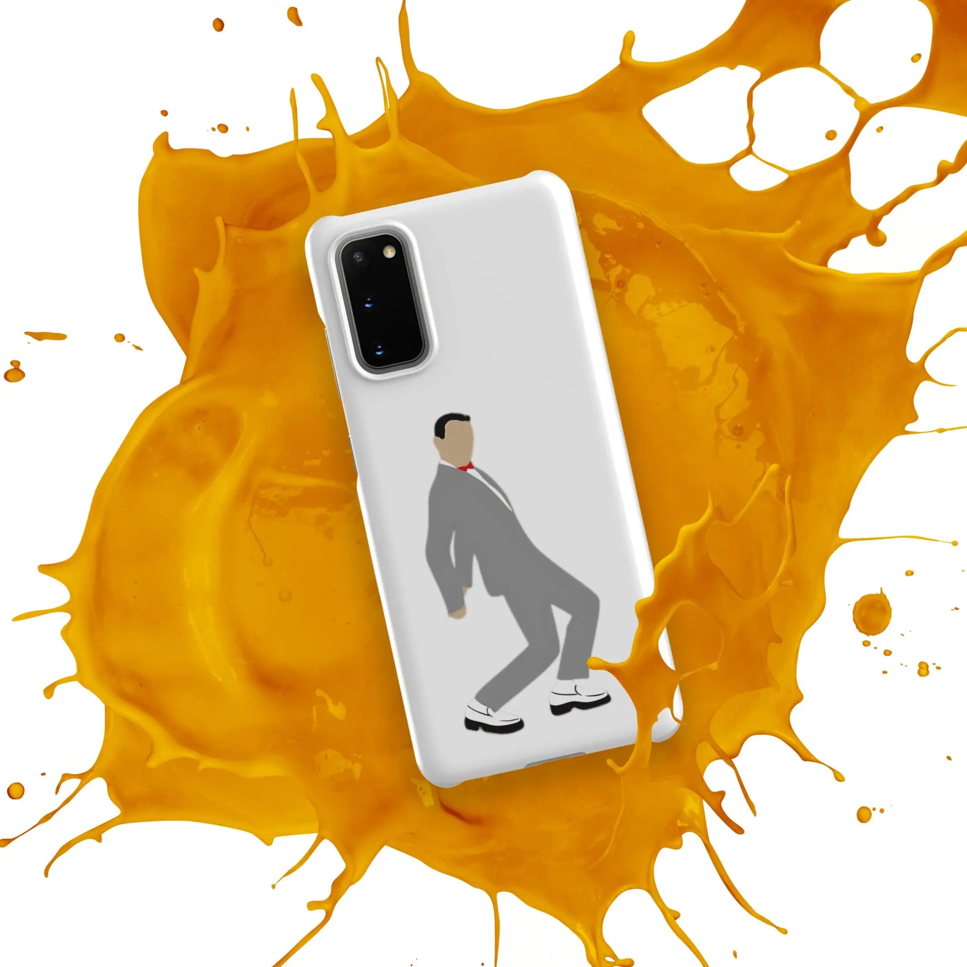 Pee-Wee Herman - Snap case for Samsung by Retro Splendor Tags: 80s, case, dance, gift, original, pee-wee, pee-wee herman, phone, Printful, retro, samsung, silhouette, tequila, vintage RetroSplendor Apparel