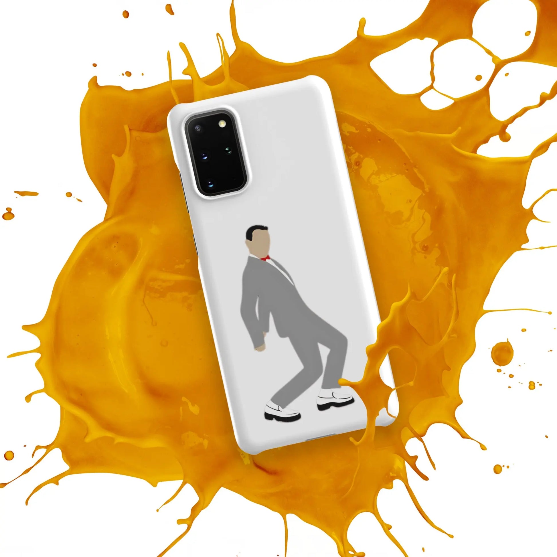 Pee-Wee Herman - Snap case for Samsung by Retro Splendor Tags: 80s, case, dance, gift, original, pee-wee, pee-wee herman, phone, Printful, retro, samsung, silhouette, tequila, vintage RetroSplendor Apparel