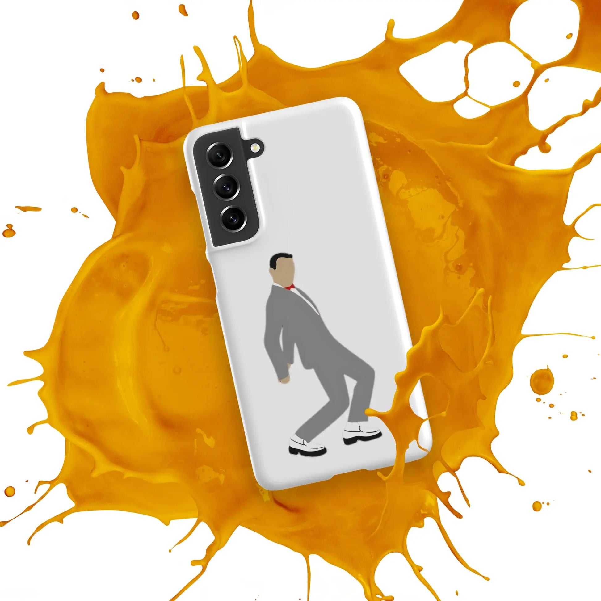 Pee-Wee Herman - Snap case for Samsung by Retro Splendor Tags: 80s, case, dance, gift, original, pee-wee, pee-wee herman, phone, Printful, retro, samsung, silhouette, tequila, vintage RetroSplendor Apparel