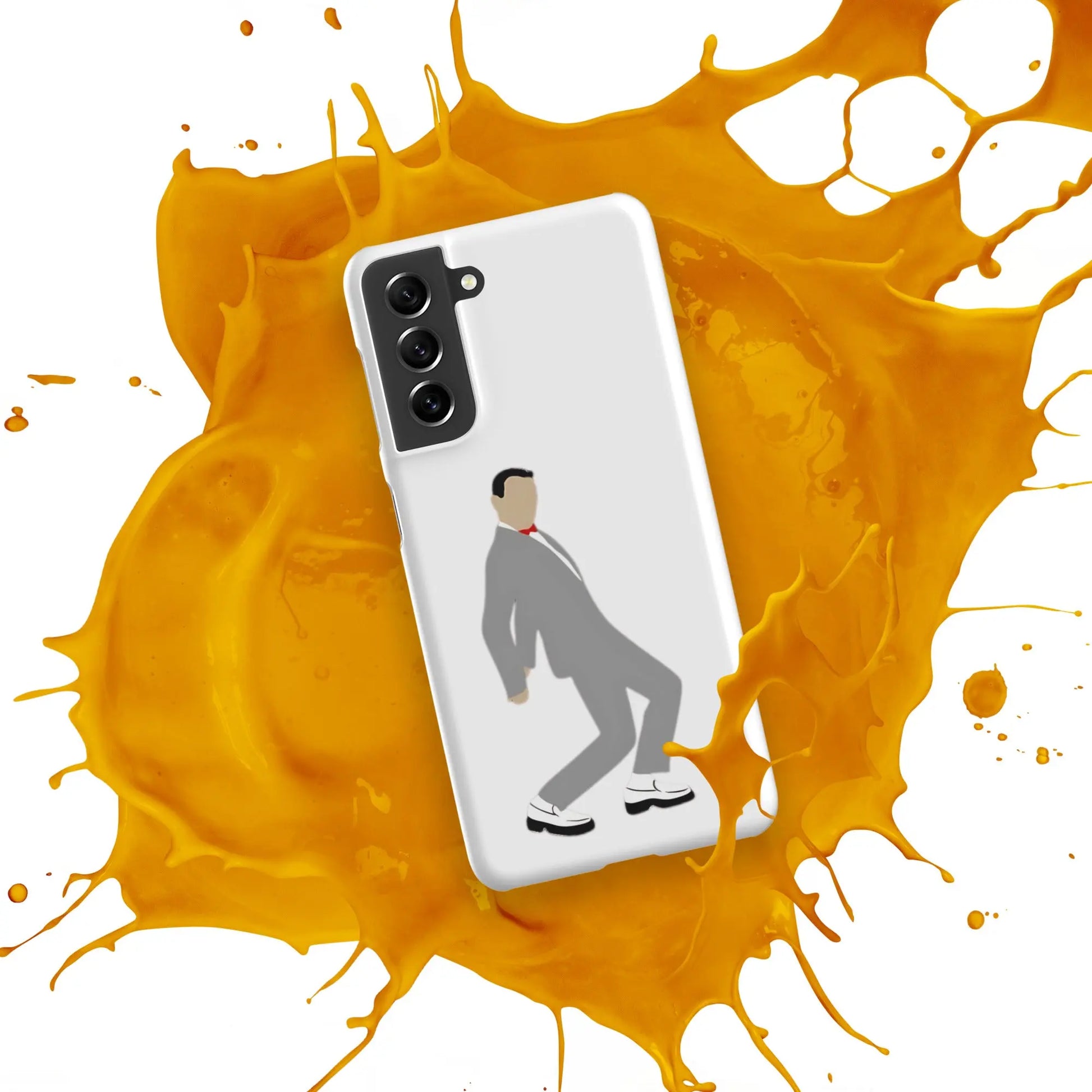 Pee-Wee Herman - Snap case for Samsung by Retro Splendor Tags: 80s, case, dance, gift, original, pee-wee, pee-wee herman, phone, Printful, retro, samsung, silhouette, tequila, vintage RetroSplendor Apparel
