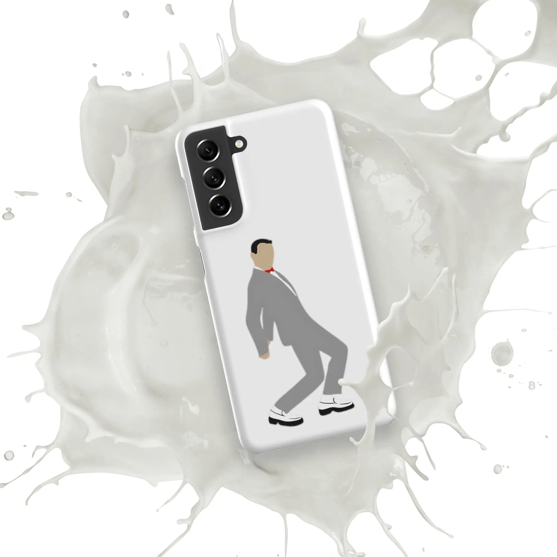 Pee-Wee Herman - Snap case for Samsung by Retro Splendor Tags: 80s, case, dance, gift, original, pee-wee, pee-wee herman, phone, Printful, retro, samsung, silhouette, tequila, vintage RetroSplendor Apparel