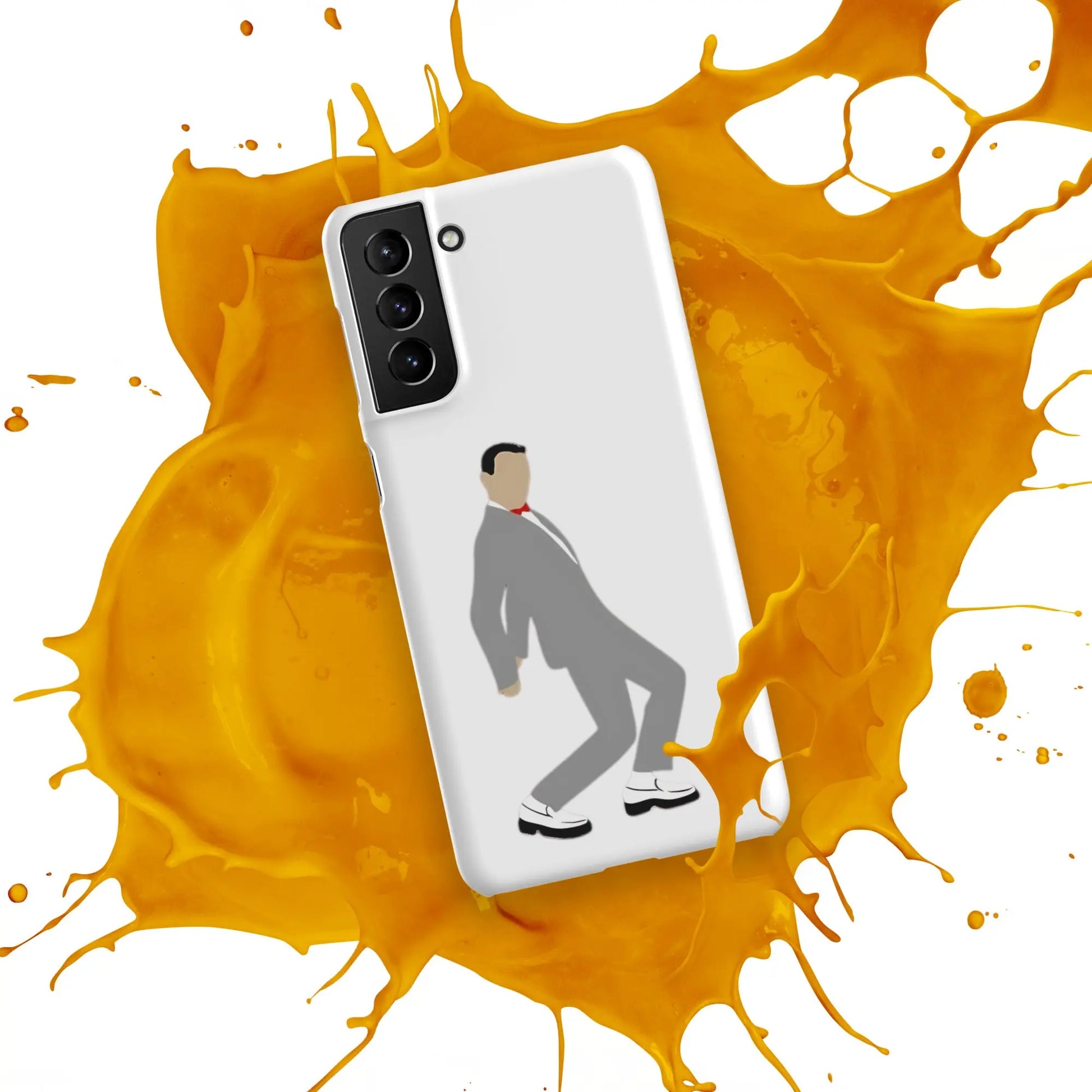 Pee-Wee Herman - Snap case for Samsung by Retro Splendor Tags: 80s, case, dance, gift, original, pee-wee, pee-wee herman, phone, Printful, retro, samsung, silhouette, tequila, vintage RetroSplendor Apparel