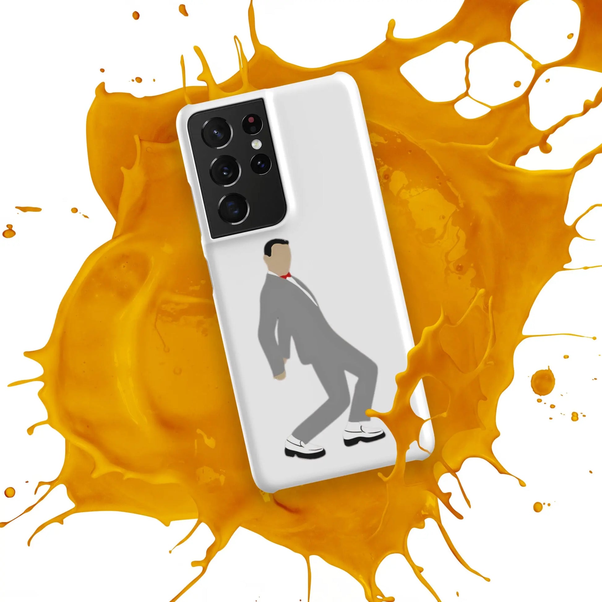 Pee-Wee Herman - Snap case for Samsung by Retro Splendor Tags: 80s, case, dance, gift, original, pee-wee, pee-wee herman, phone, Printful, retro, samsung, silhouette, tequila, vintage RetroSplendor Apparel