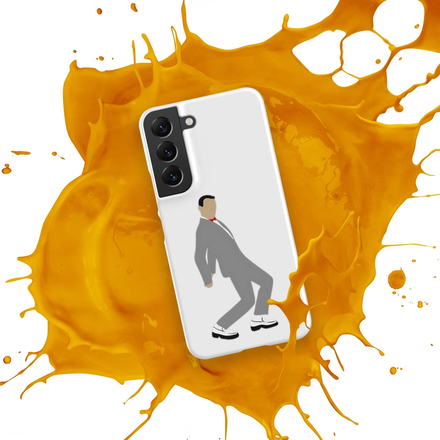 Pee-Wee Herman - Snap case for Samsung by Retro Splendor Tags: 80s, case, dance, gift, original, pee-wee, pee-wee herman, phone, Printful, retro, samsung, silhouette, tequila, vintage RetroSplendor Apparel