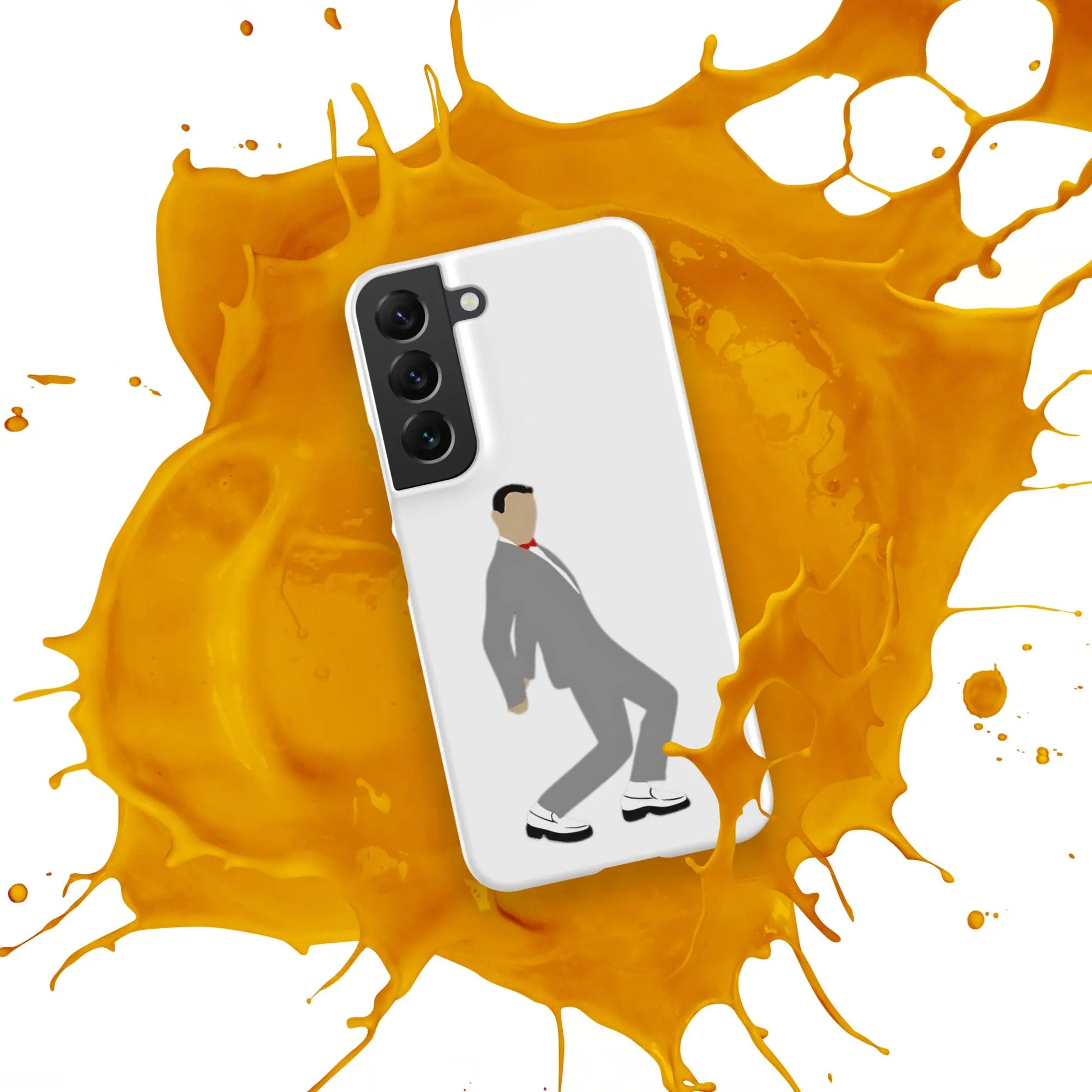 Pee-Wee Herman - Snap case for Samsung by Retro Splendor Tags: 80s, case, dance, gift, original, pee-wee, pee-wee herman, phone, Printful, retro, samsung, silhouette, tequila, vintage RetroSplendor Apparel