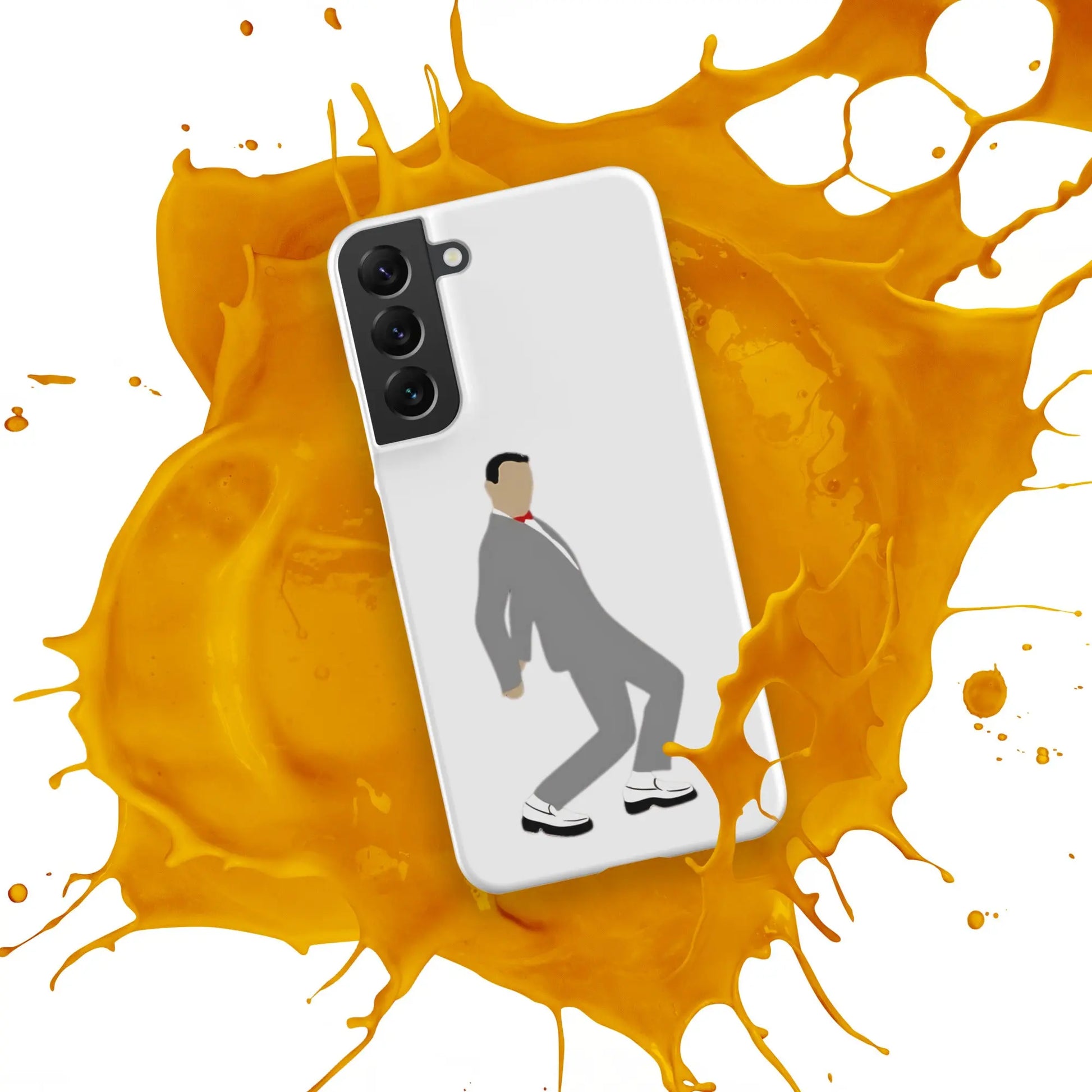 Pee-Wee Herman - Snap case for Samsung by Retro Splendor Tags: 80s, case, dance, gift, original, pee-wee, pee-wee herman, phone, Printful, retro, samsung, silhouette, tequila, vintage RetroSplendor Apparel