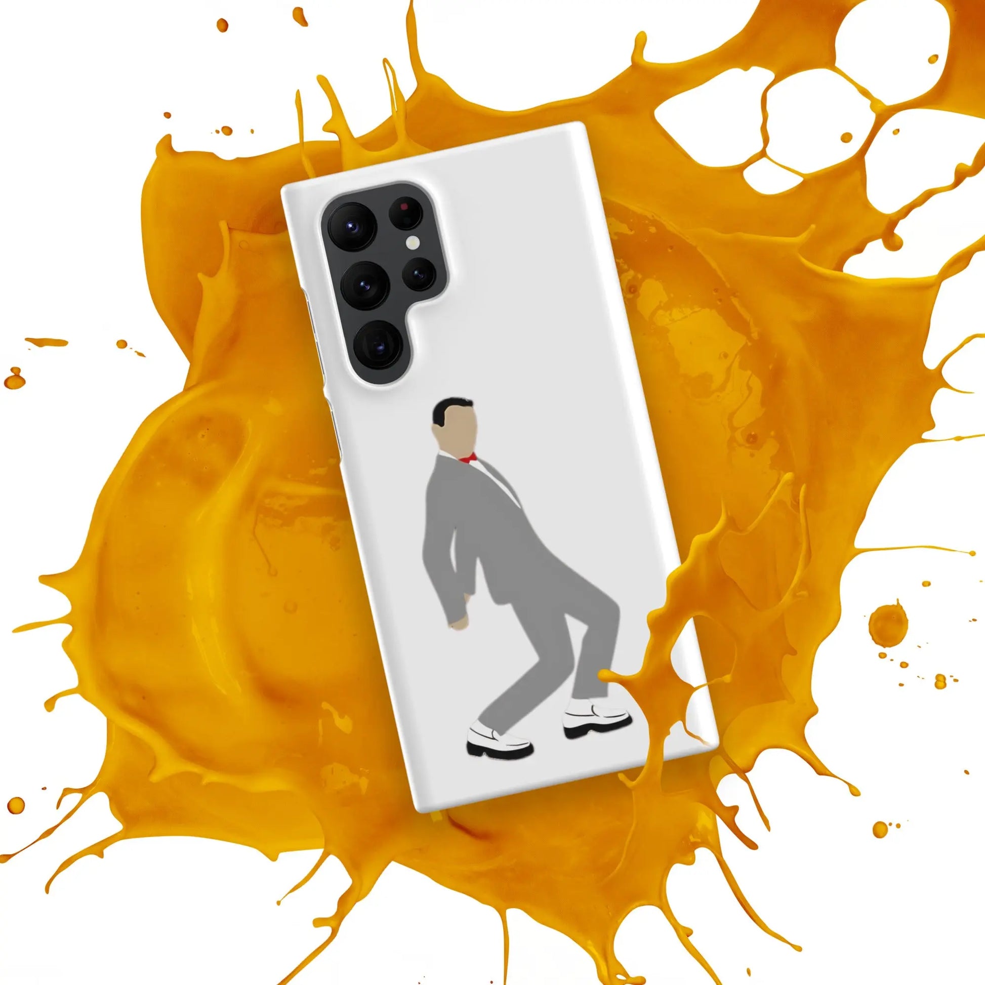 Pee-Wee Herman - Snap case for Samsung by Retro Splendor Tags: 80s, case, dance, gift, original, pee-wee, pee-wee herman, phone, Printful, retro, samsung, silhouette, tequila, vintage RetroSplendor Apparel