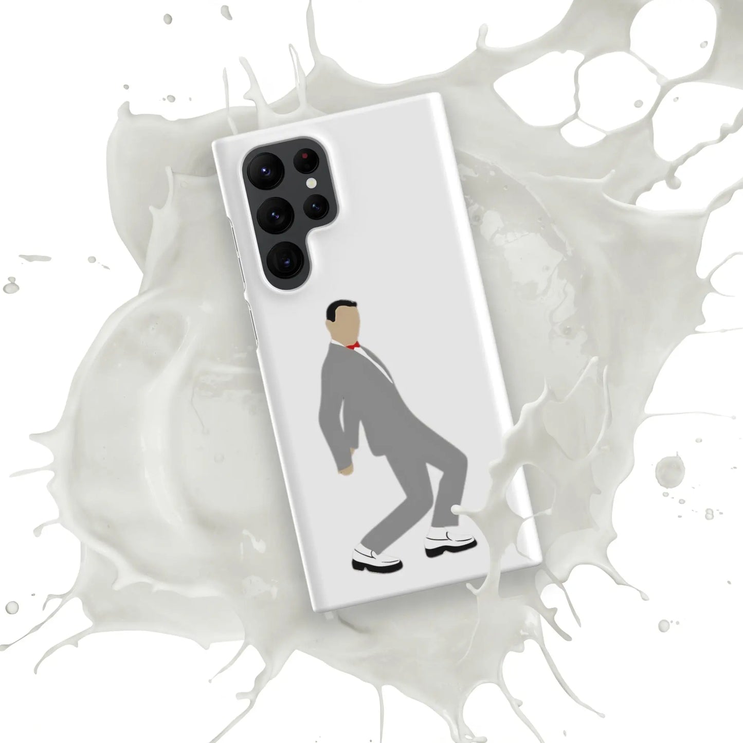 Pee-Wee Herman - Snap case for Samsung by Retro Splendor Tags: 80s, case, dance, gift, original, pee-wee, pee-wee herman, phone, Printful, retro, samsung, silhouette, tequila, vintage RetroSplendor Apparel