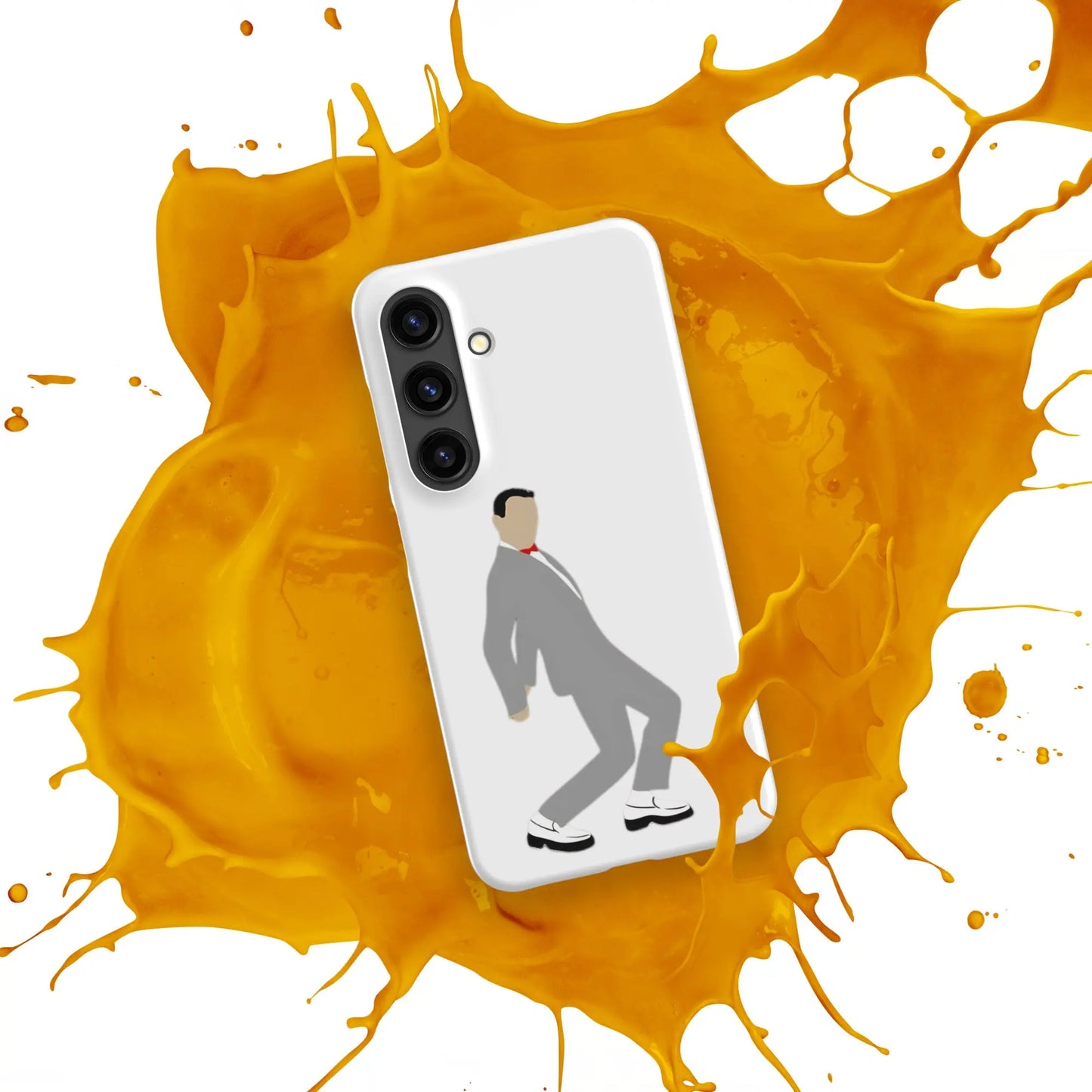 Pee-Wee Herman - Snap case for Samsung by Retro Splendor Tags: 80s, case, dance, gift, original, pee-wee, pee-wee herman, phone, Printful, retro, samsung, silhouette, tequila, vintage RetroSplendor Apparel