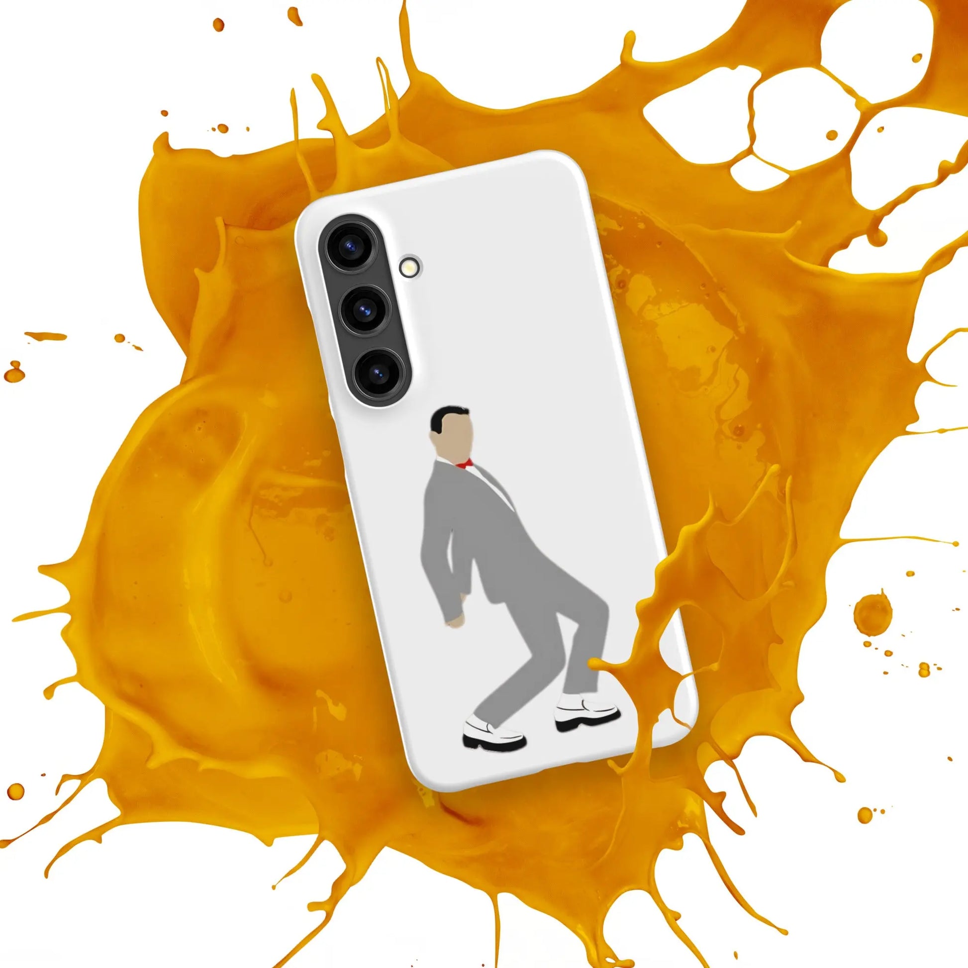 Pee-Wee Herman - Snap case for Samsung by Retro Splendor Tags: 80s, case, dance, gift, original, pee-wee, pee-wee herman, phone, Printful, retro, samsung, silhouette, tequila, vintage RetroSplendor Apparel