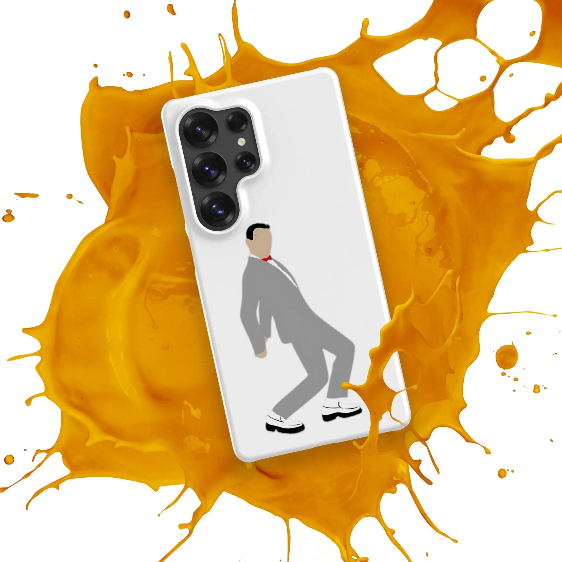 Pee-Wee Herman - Snap case for Samsung by Retro Splendor Tags: 80s, case, dance, gift, original, pee-wee, pee-wee herman, phone, Printful, retro, samsung, silhouette, tequila, vintage RetroSplendor Apparel