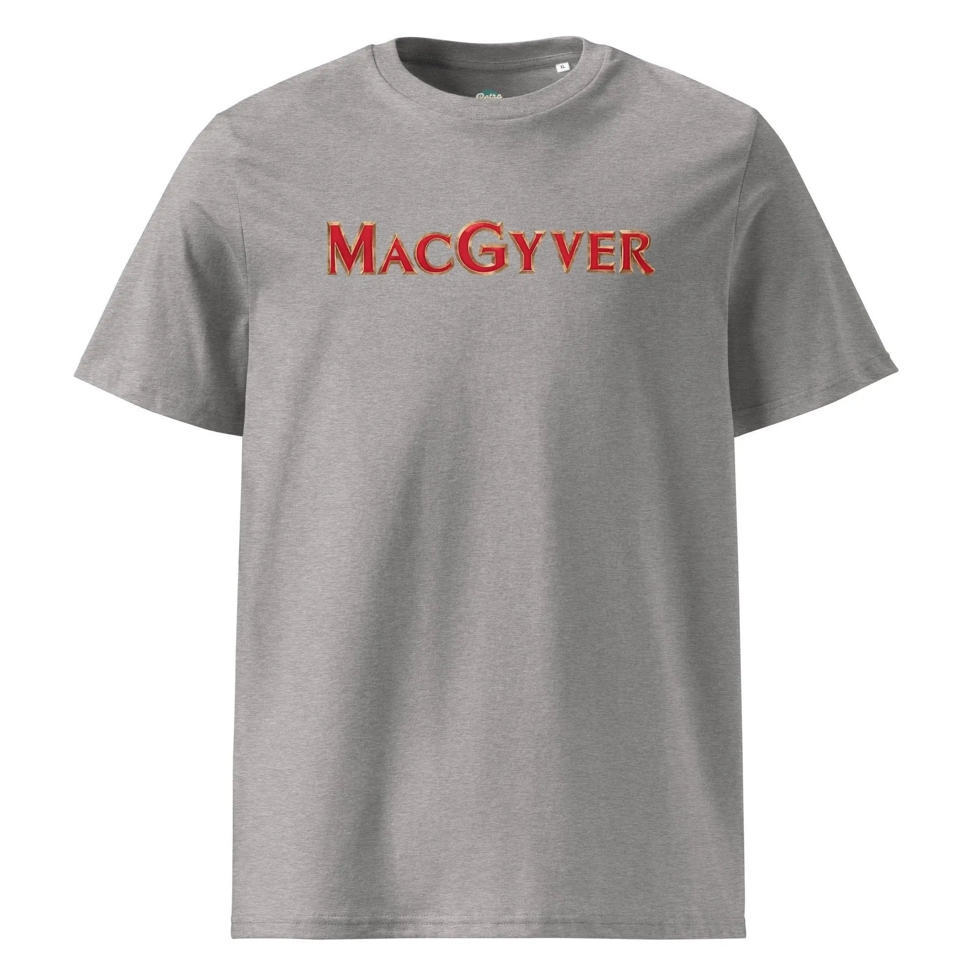 MacGyver Logo - organic cotton t-shirt by Stanley/Stella Tags: 100% Organic Cotton, 80s, graphic, graphic tee, macgyver, retro, tv, vintage, vintage vibe RetroSplendor Apparel