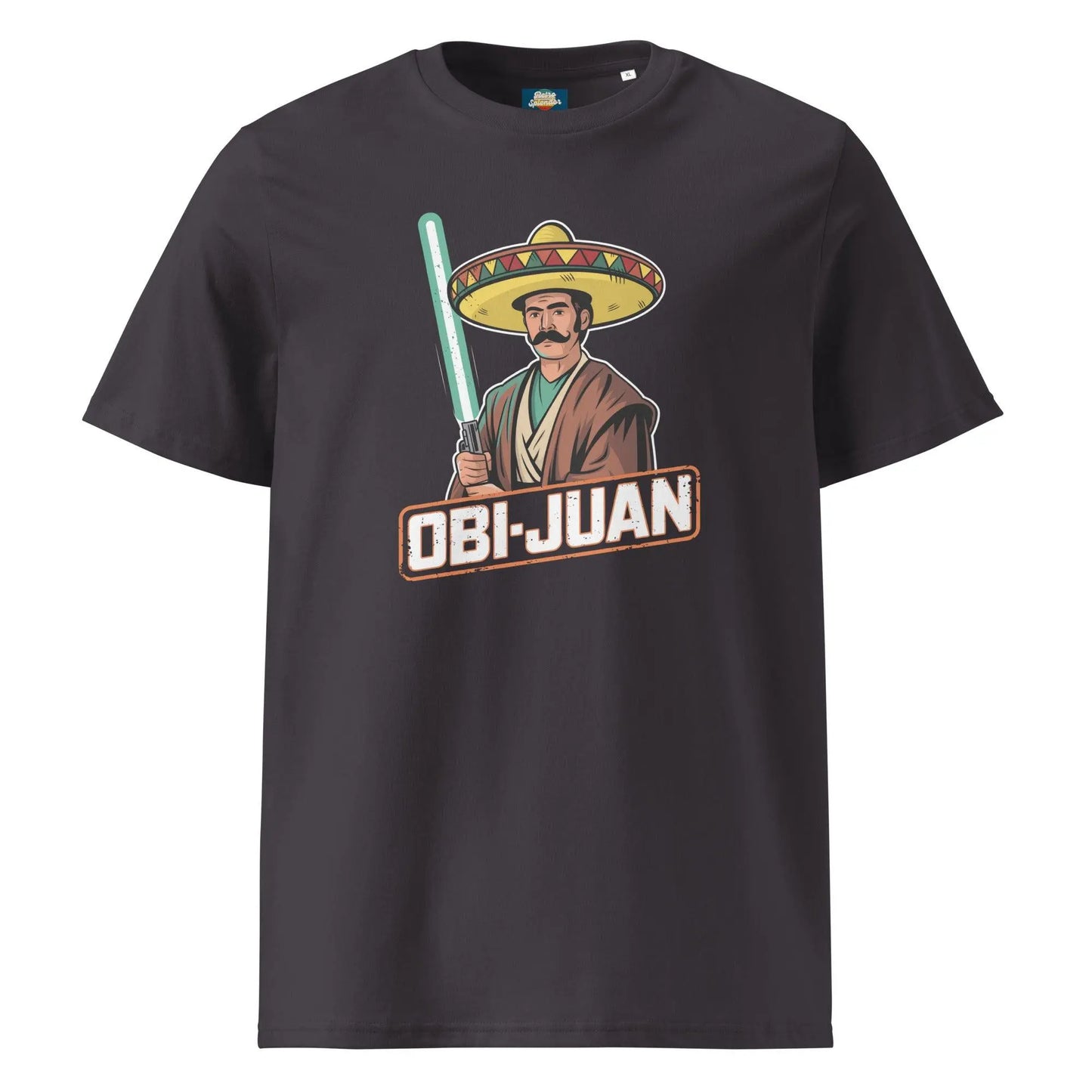 Obi Juan Shirt - Organic Ribbed Neck T-Shirt by Stanley/Stella Tags: eco-friendly apparel, obi juan shirt, organic clothing, ribbed neck t-shirt, sustainable fashion RetroSplendor Apparel